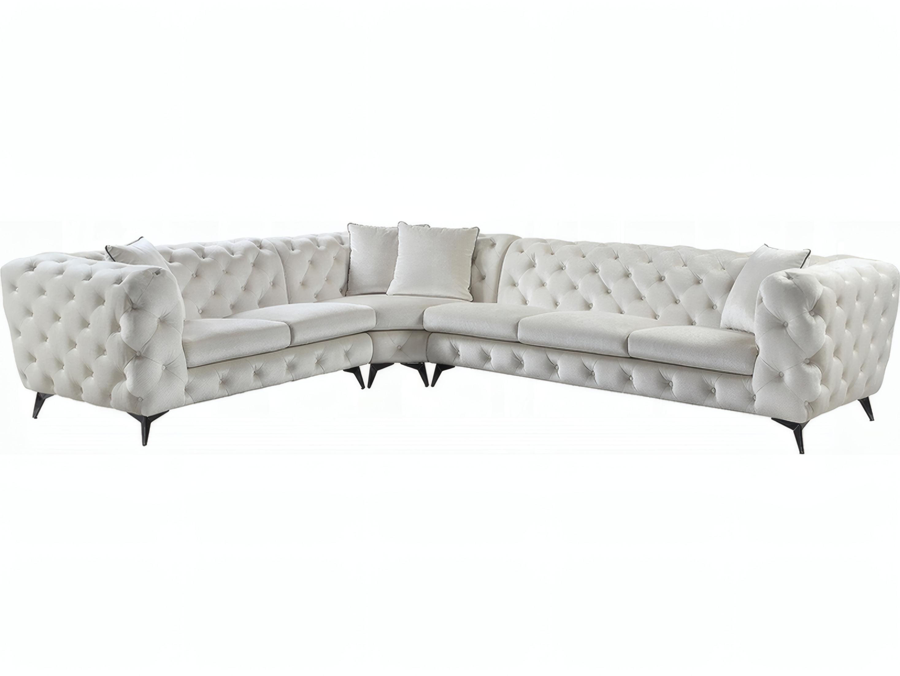 Acme Furniture Atronia Upholstered Sectional Sofa