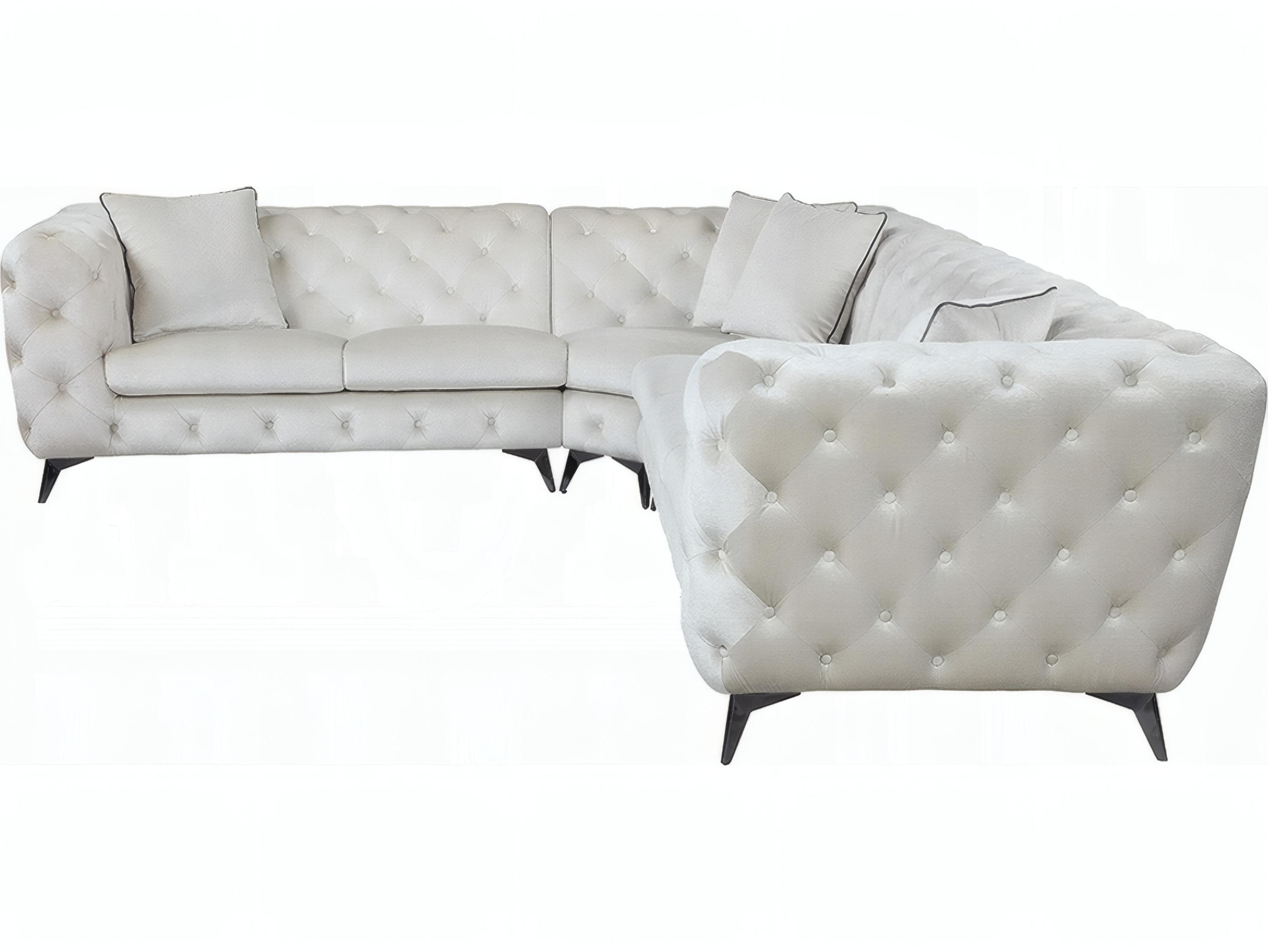 Acme Furniture Atronia Upholstered Sectional Sofa