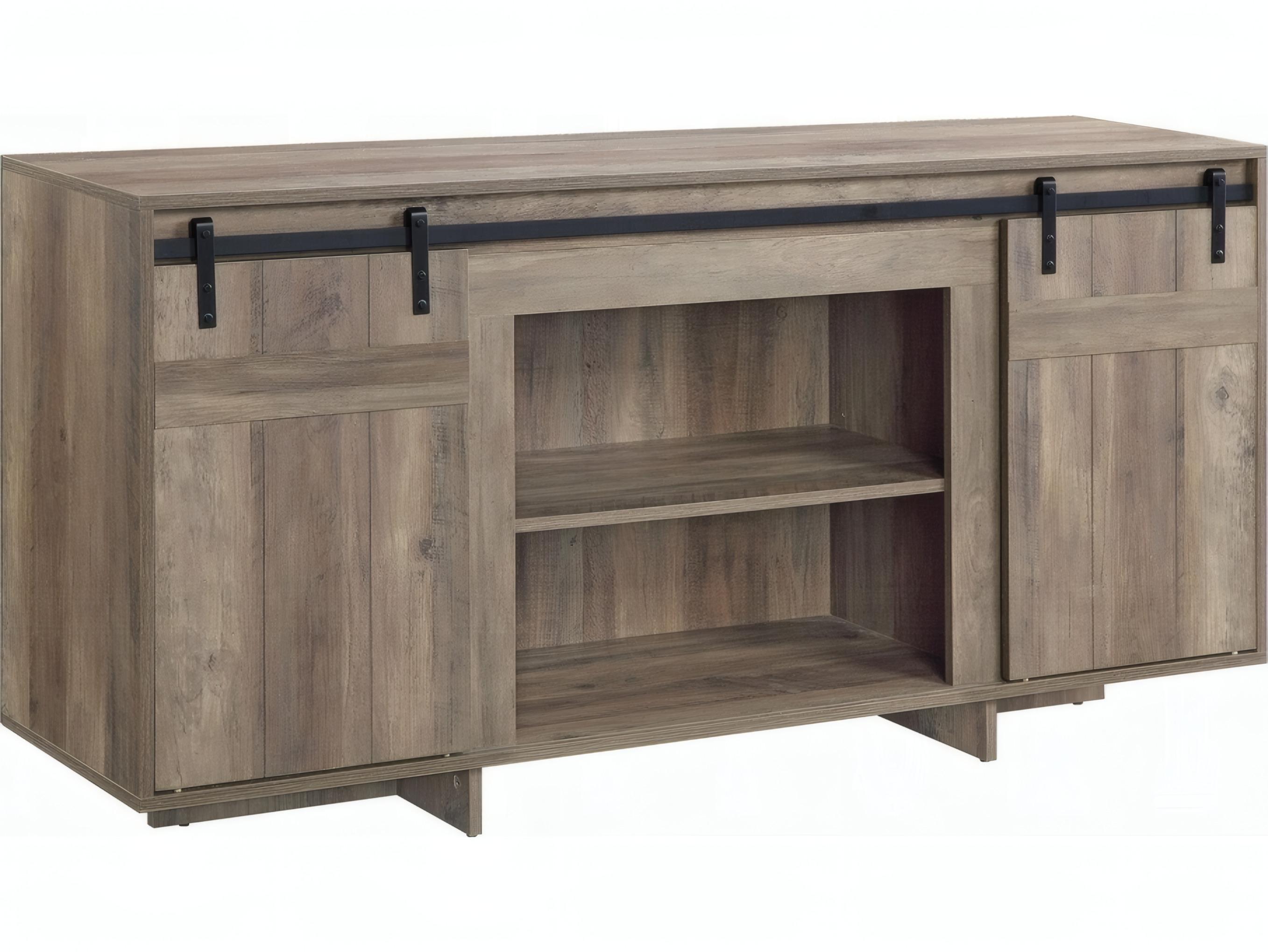 Acme Furniture Bellarosa 60" Gray Washed Media Console