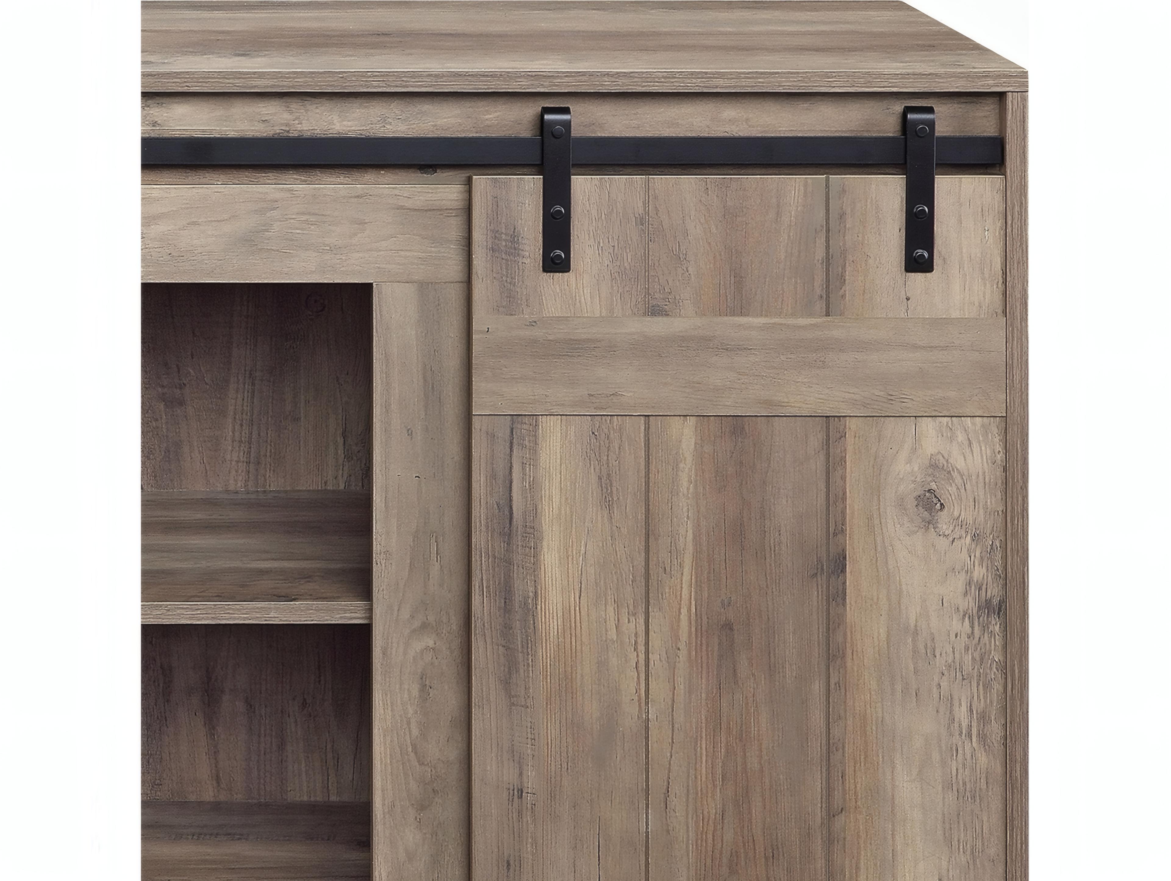 Acme Furniture Bellarosa 60" Gray Washed Media Console