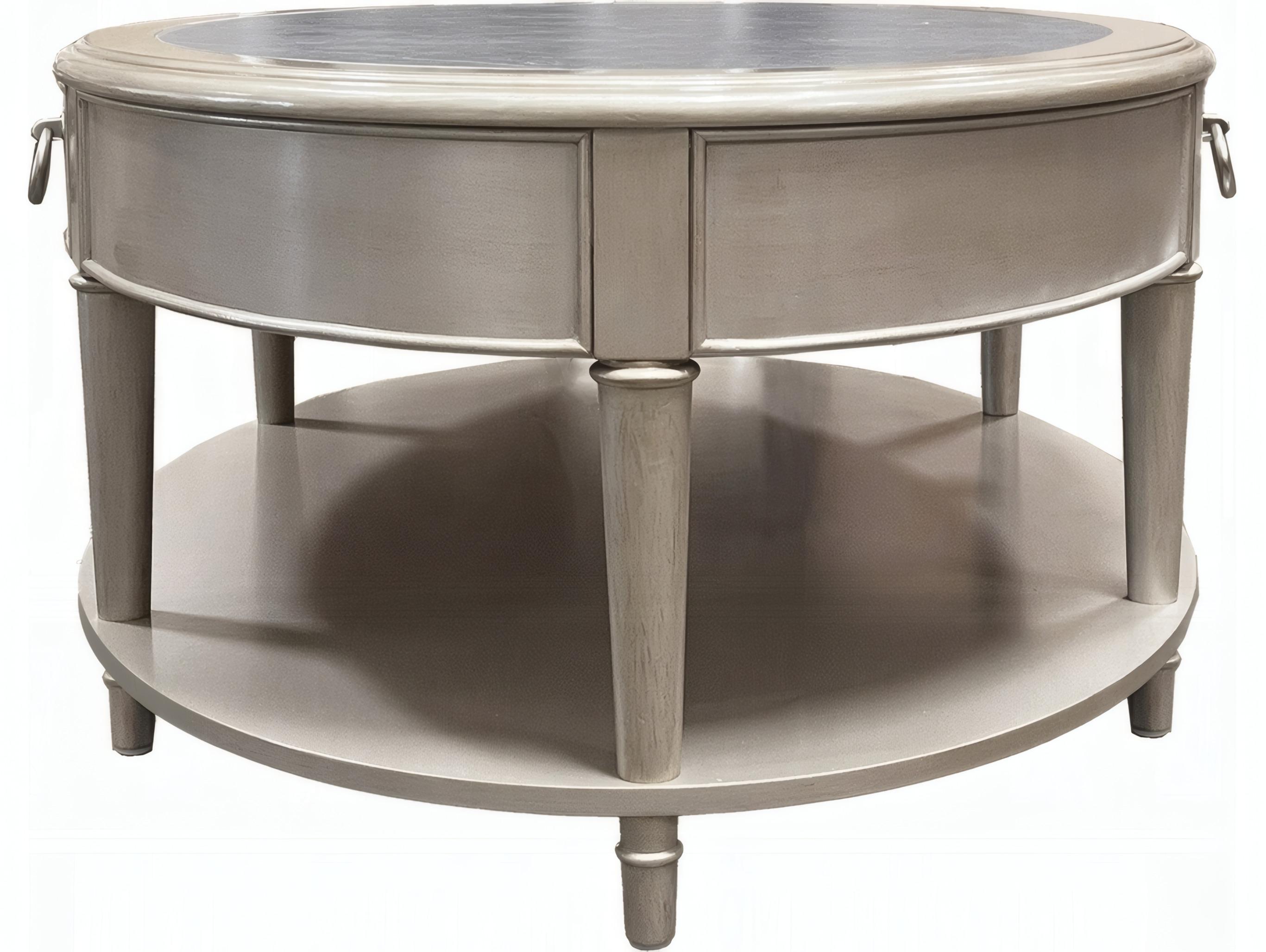 Acme Furniture Kasa Oval Sintered Stone Champagne Coffee Table