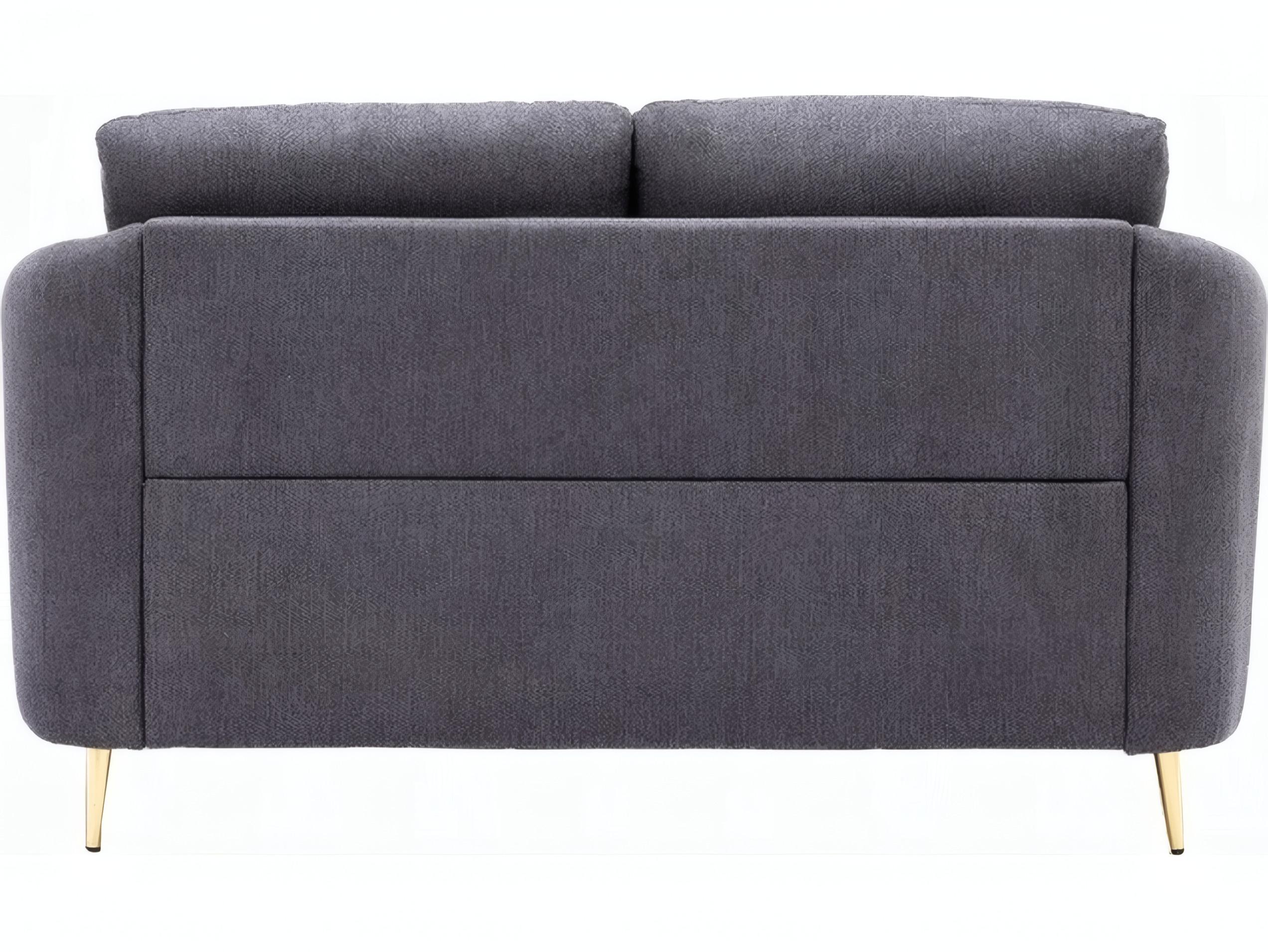 Acme Furniture Yuina Gray Linen Upholstered Loveseat