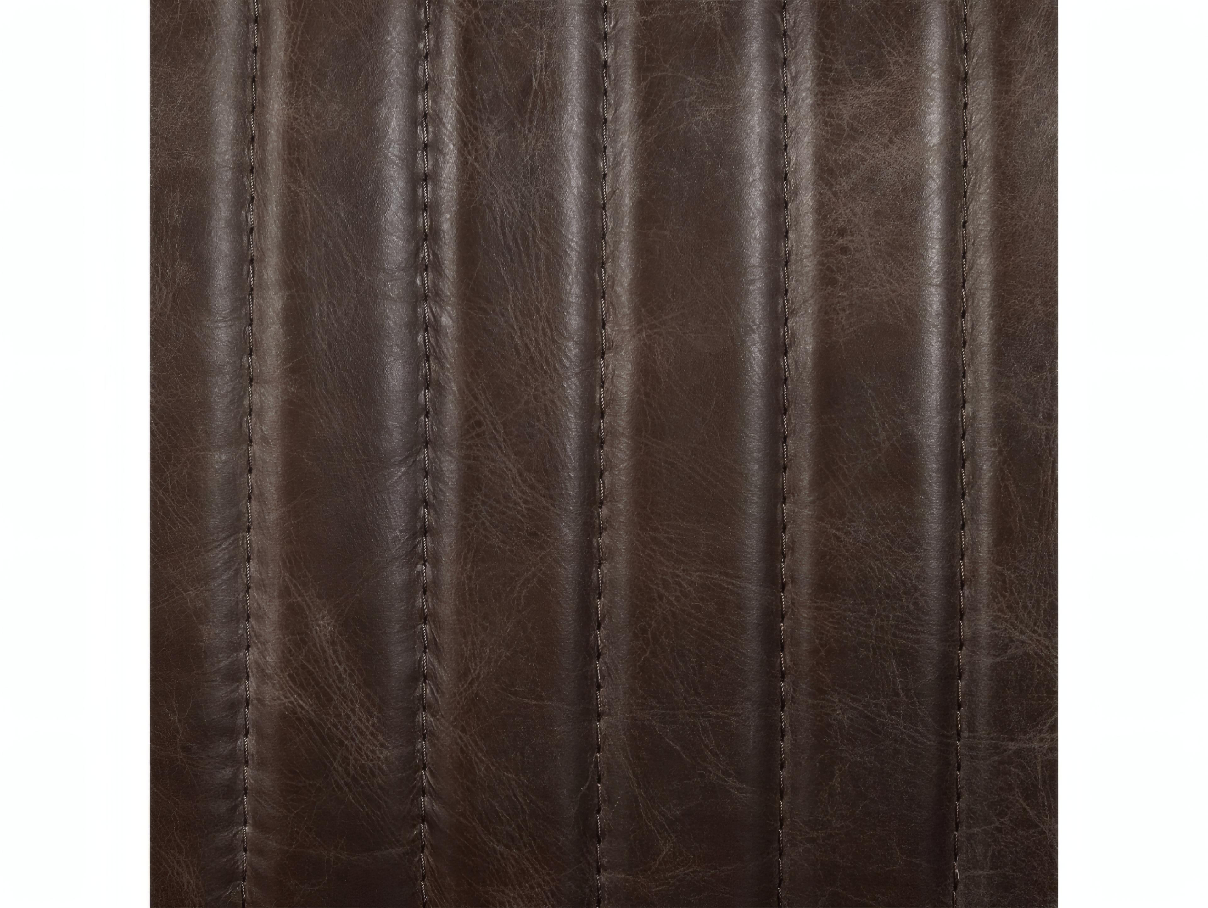 Acme Furniture Brancaster Antique Slate Brown Leather Loveseat