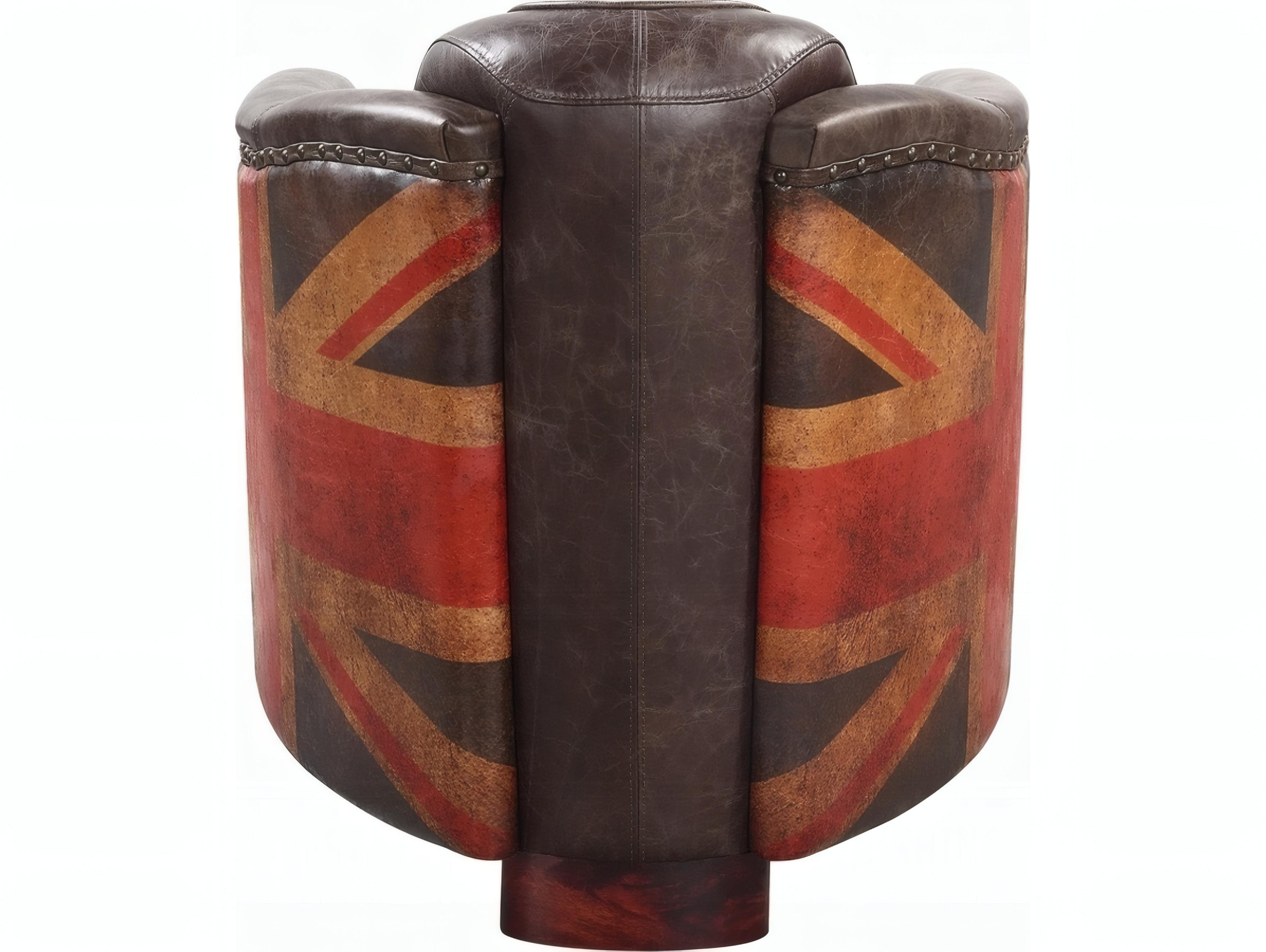 Acme Furniture Brancaster Brown Leather Accent Chair