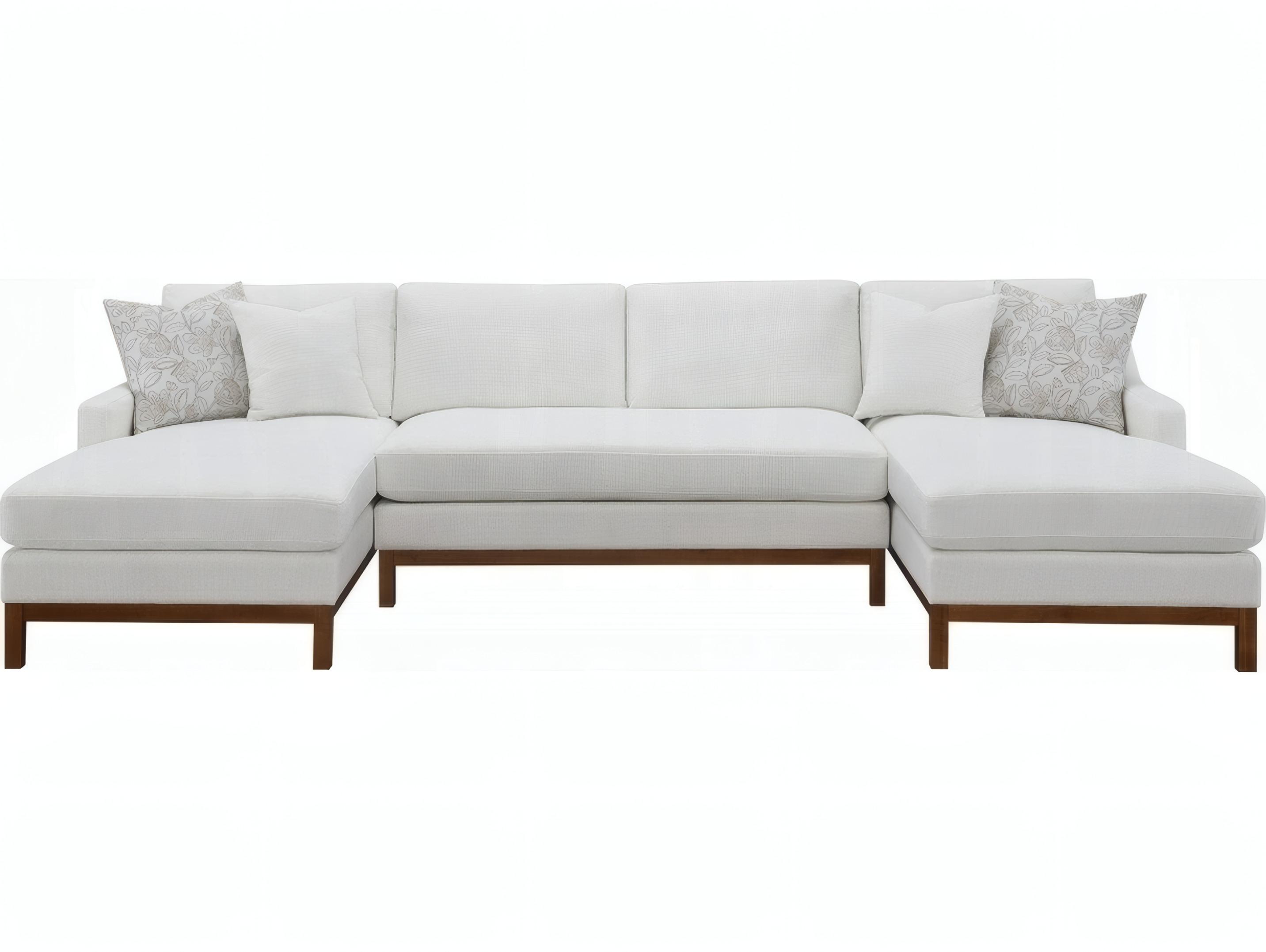 Acme Furniture Valiant Cream Upholstered Sectional Sofa