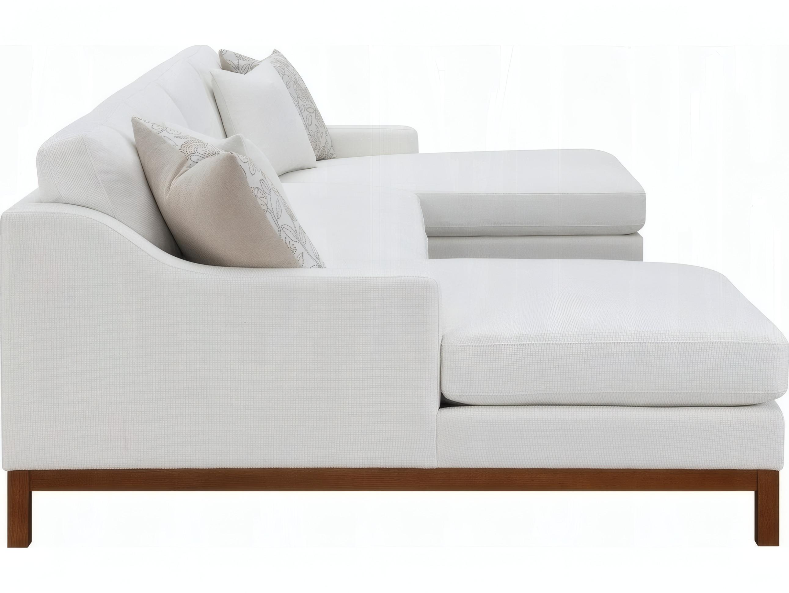 Acme Furniture Valiant Cream Upholstered Sectional Sofa