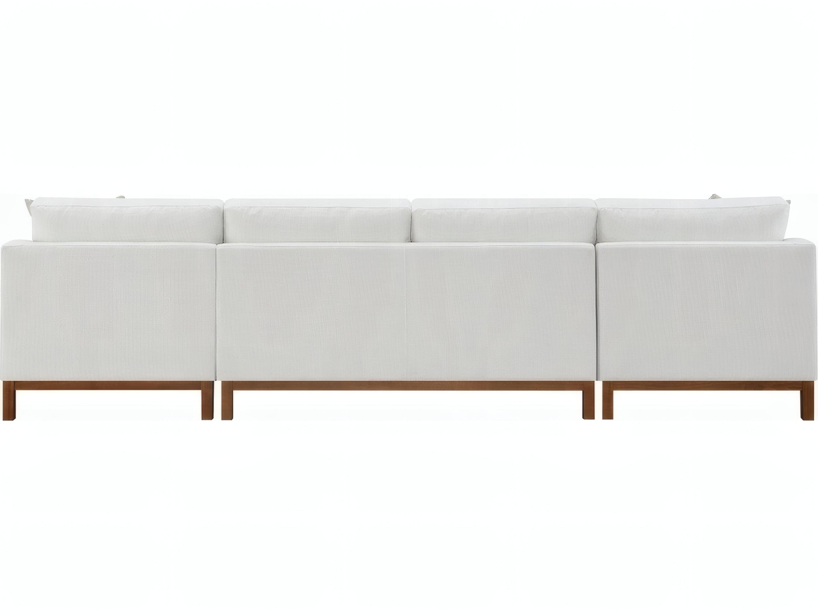 Acme Furniture Valiant Cream Upholstered Sectional Sofa