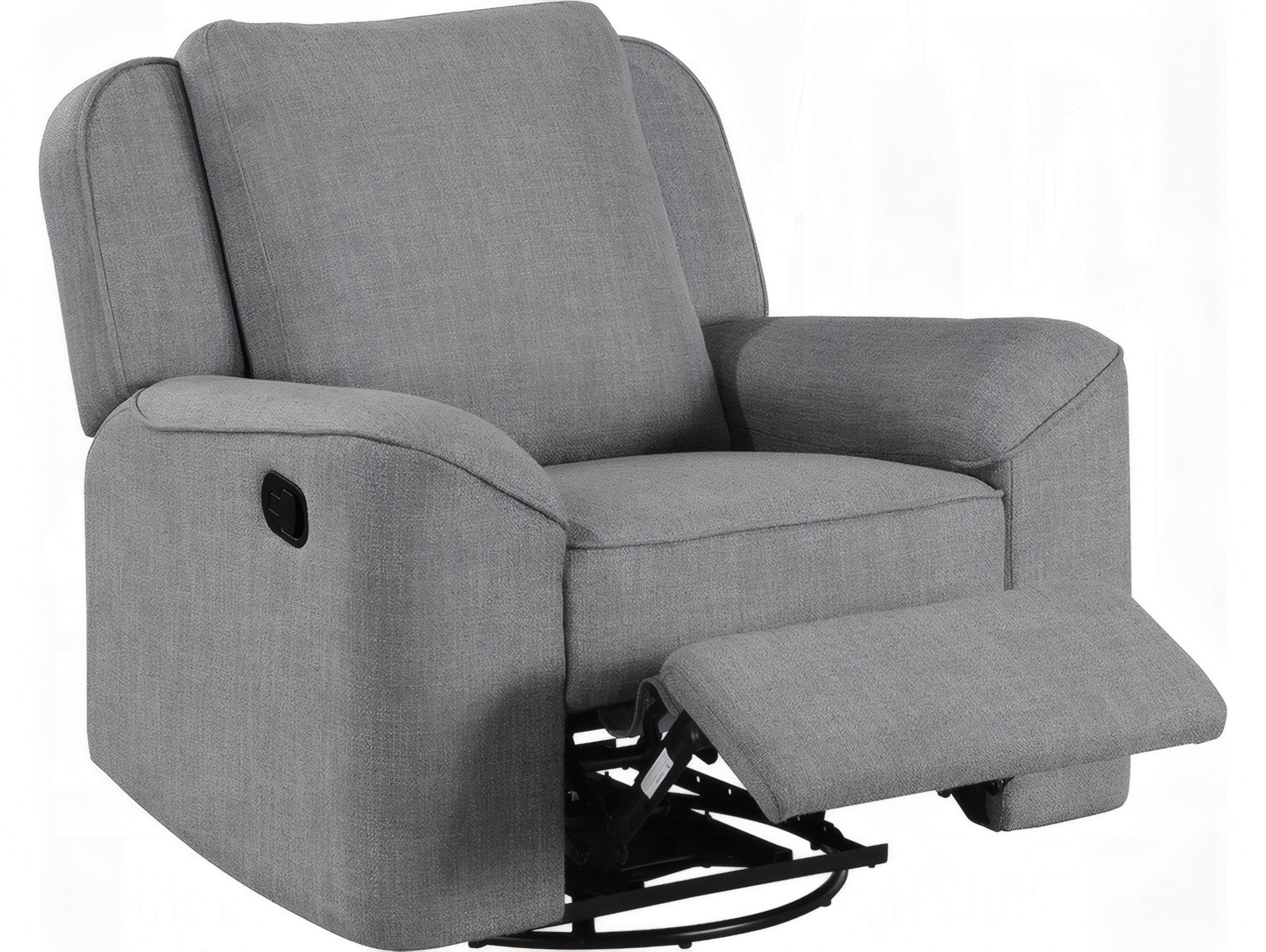 Acme Furniture Destiny Gray Linen Upholstered Recliner