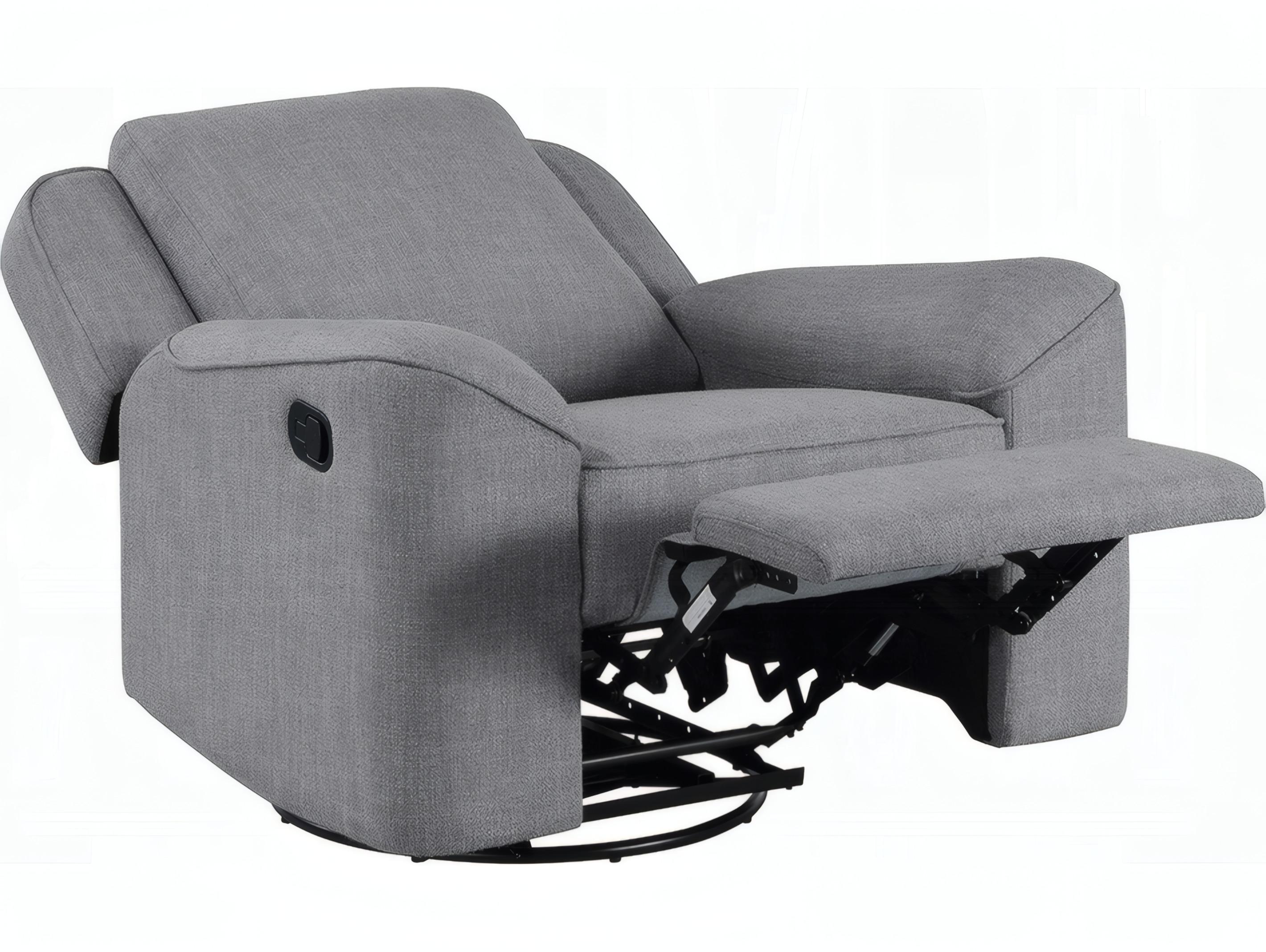 Acme Furniture Destiny Gray Linen Upholstered Recliner