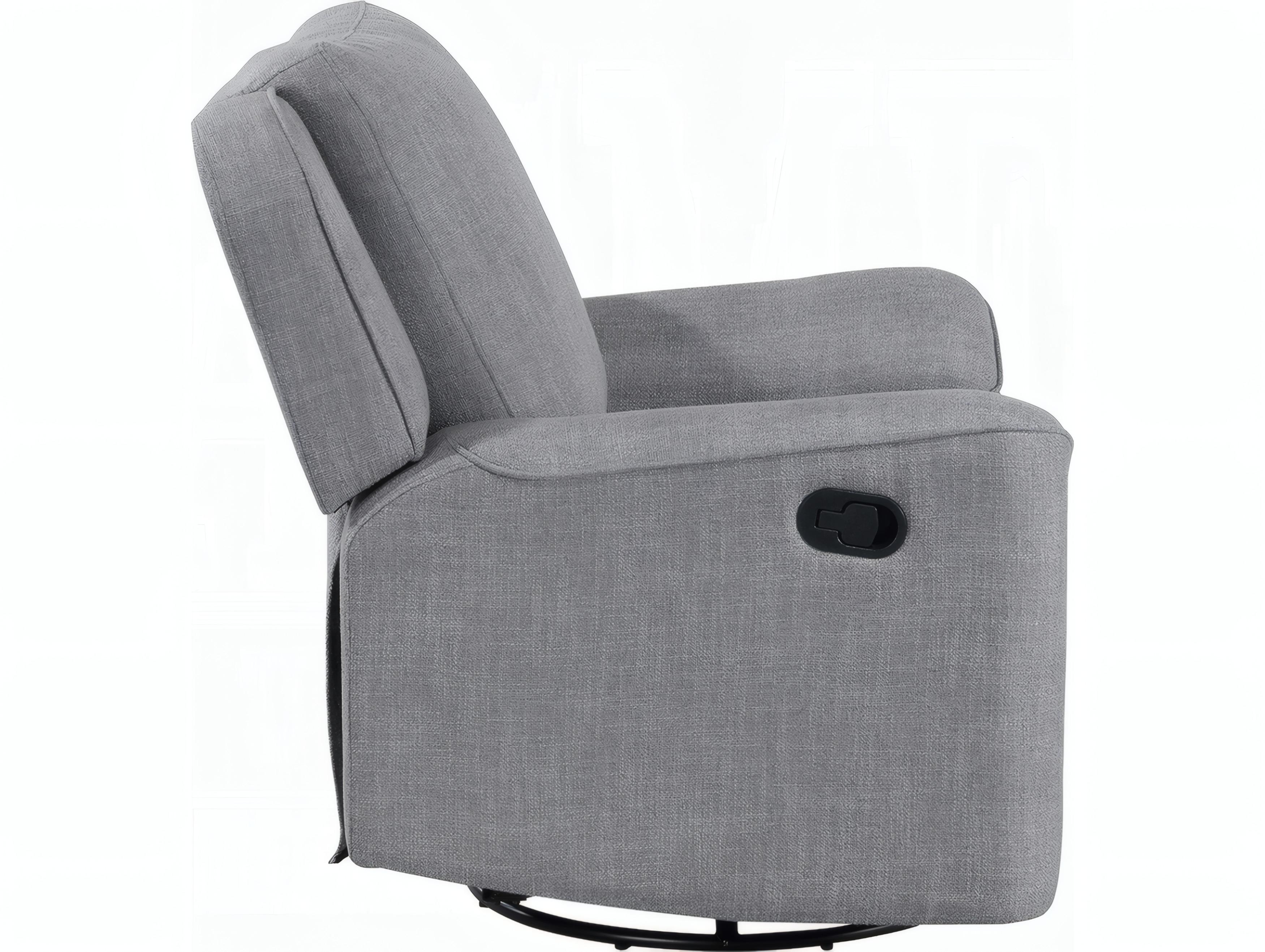 Acme Furniture Destiny Gray Linen Upholstered Recliner