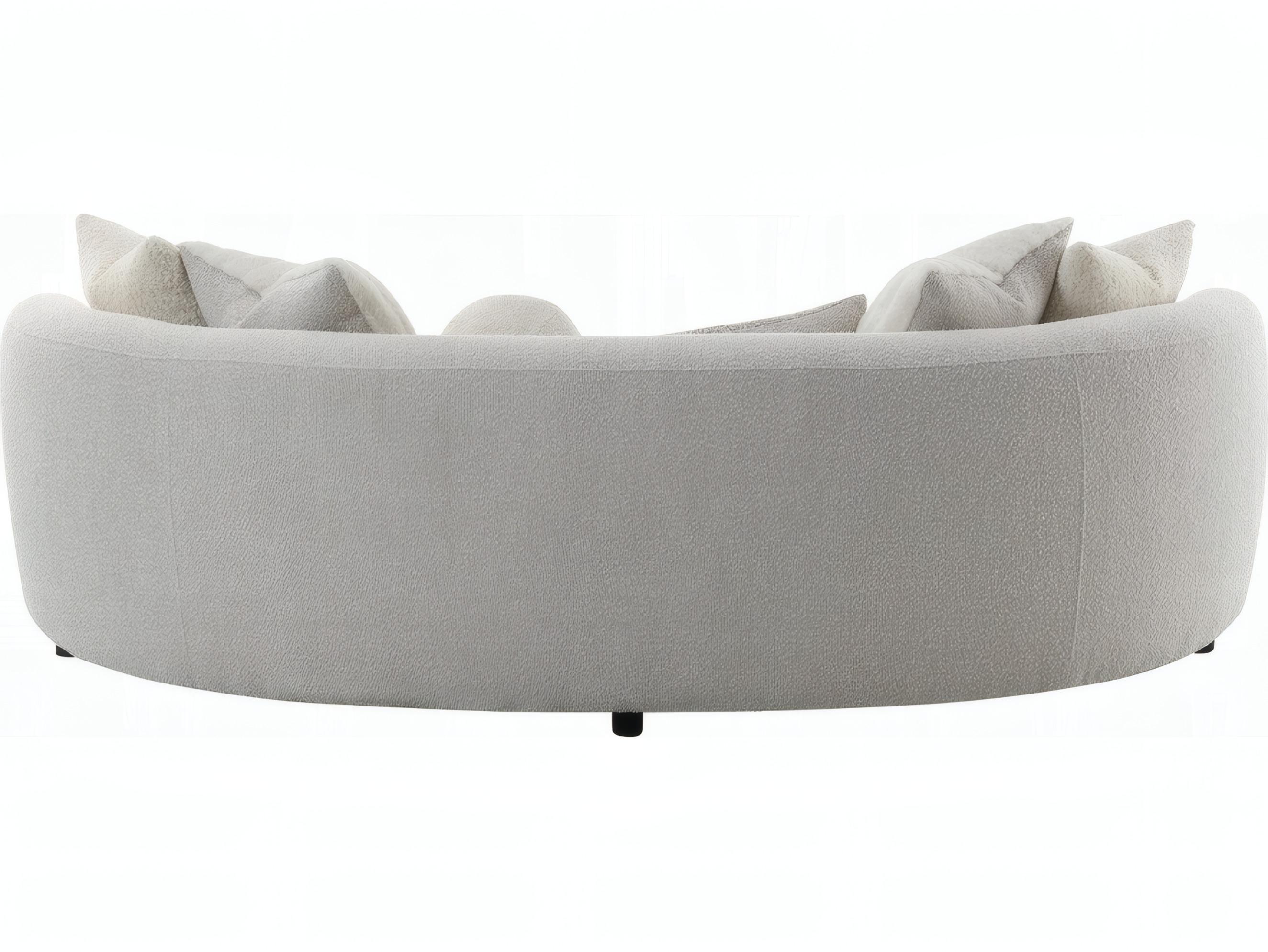 Acme Furniture Beige Boucle Upholstered Sofa