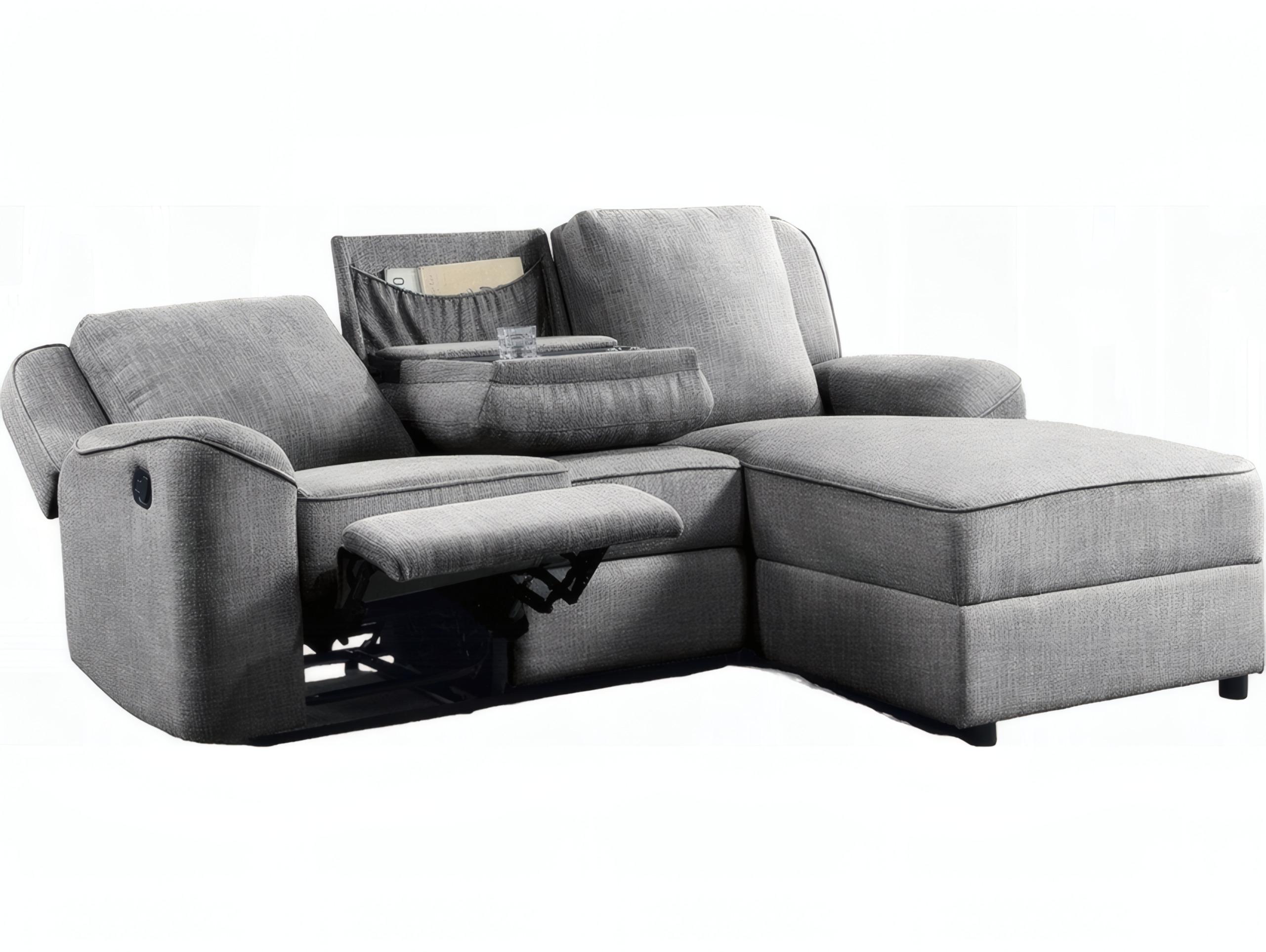 Acme Furniture Destiny Upholstered Sectional Sofa