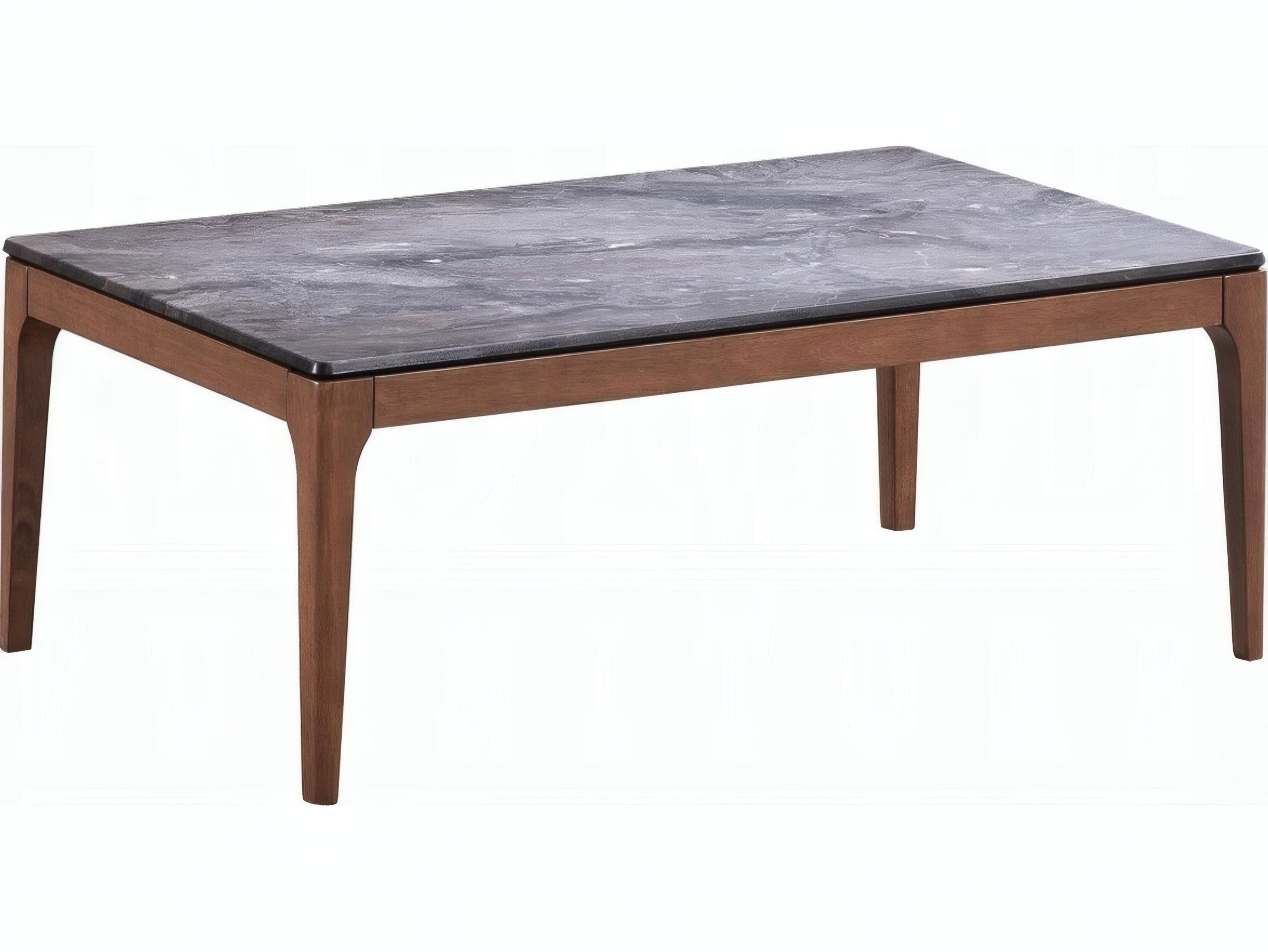 Acme Furniture Bevis Rectangular Engineered Stone Walnut Coffee Table