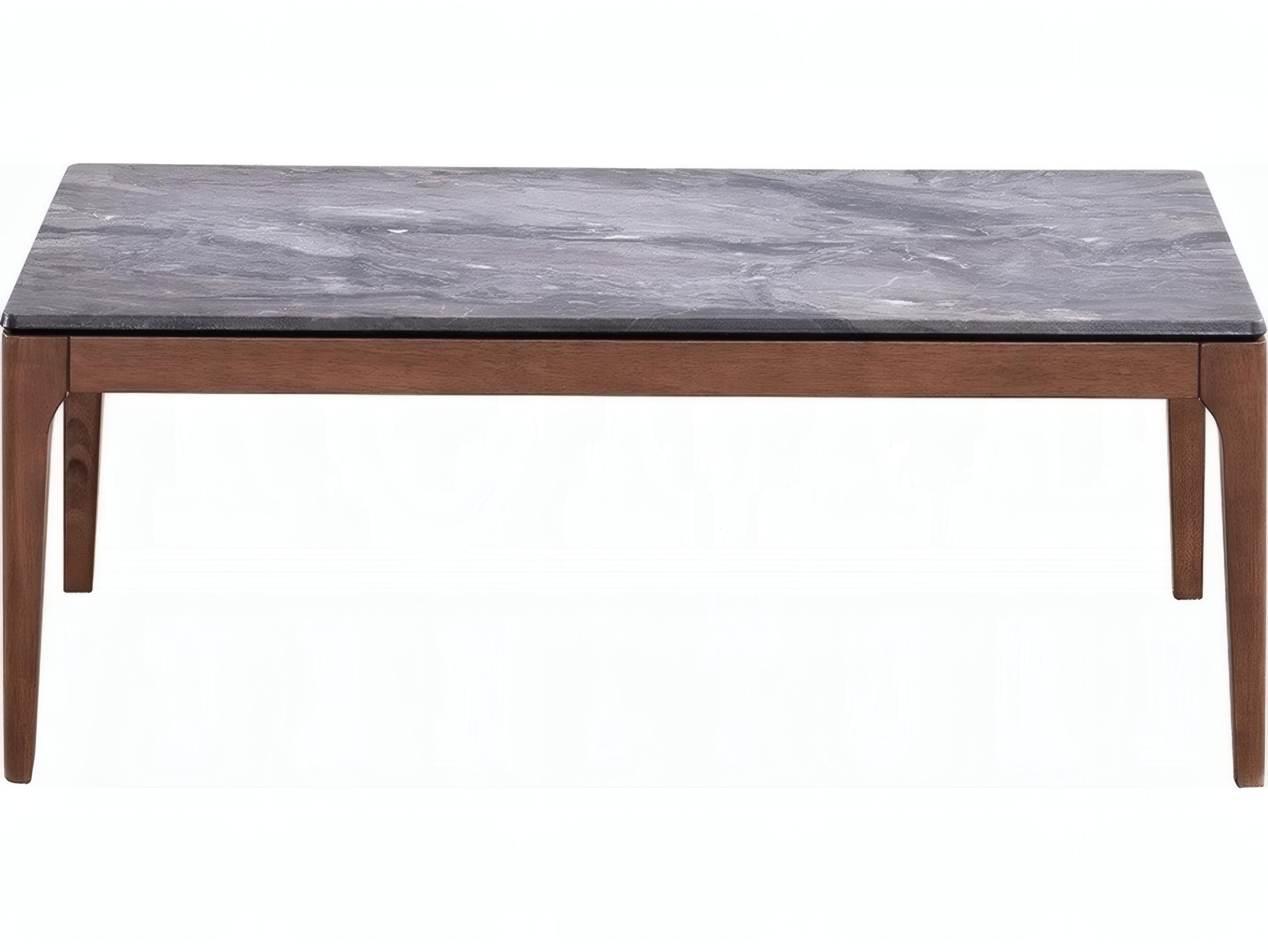 Acme Furniture Bevis Rectangular Engineered Stone Walnut Coffee Table