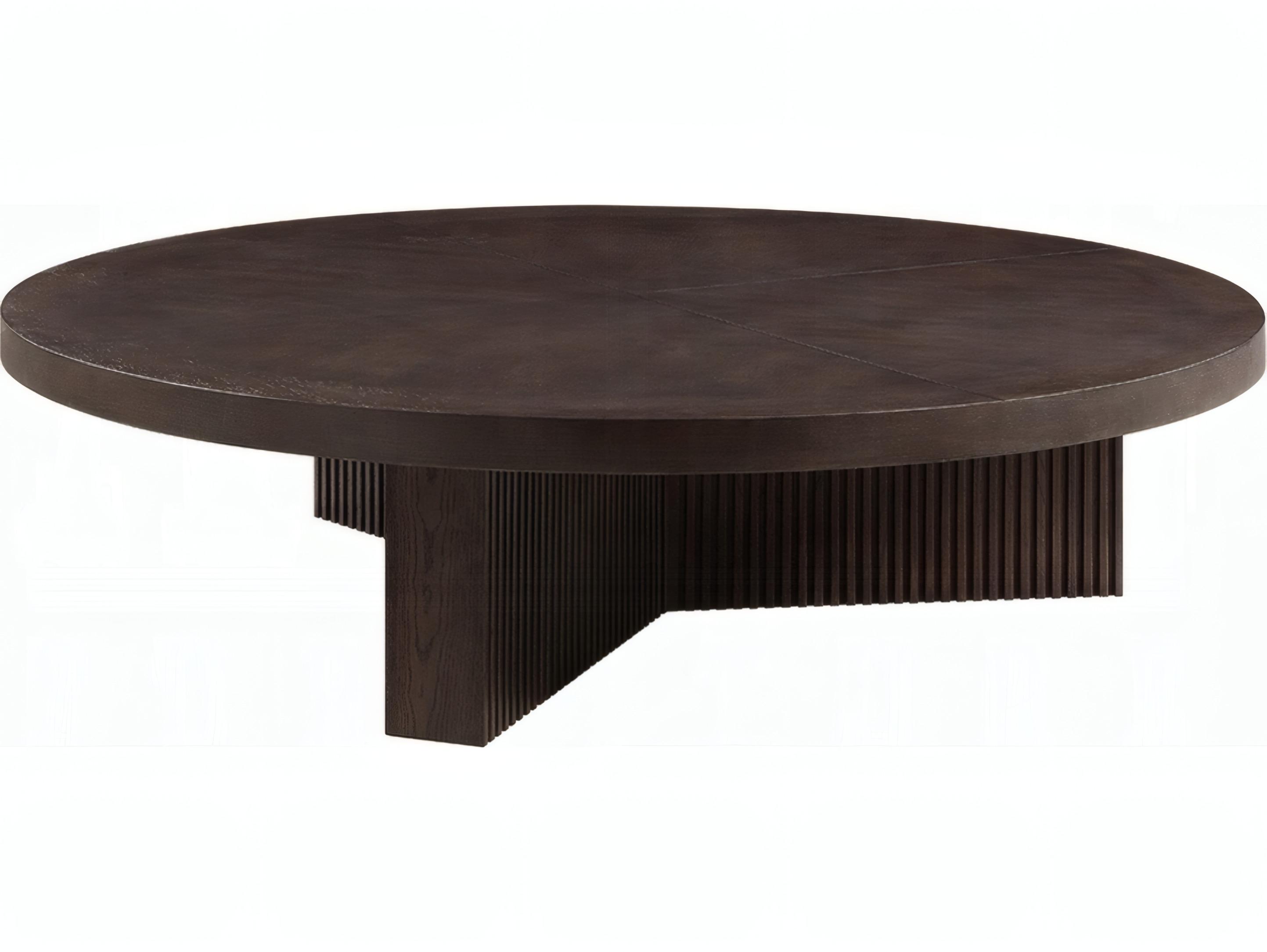 Acme Furniture Round Wood Espresso Coffee Table