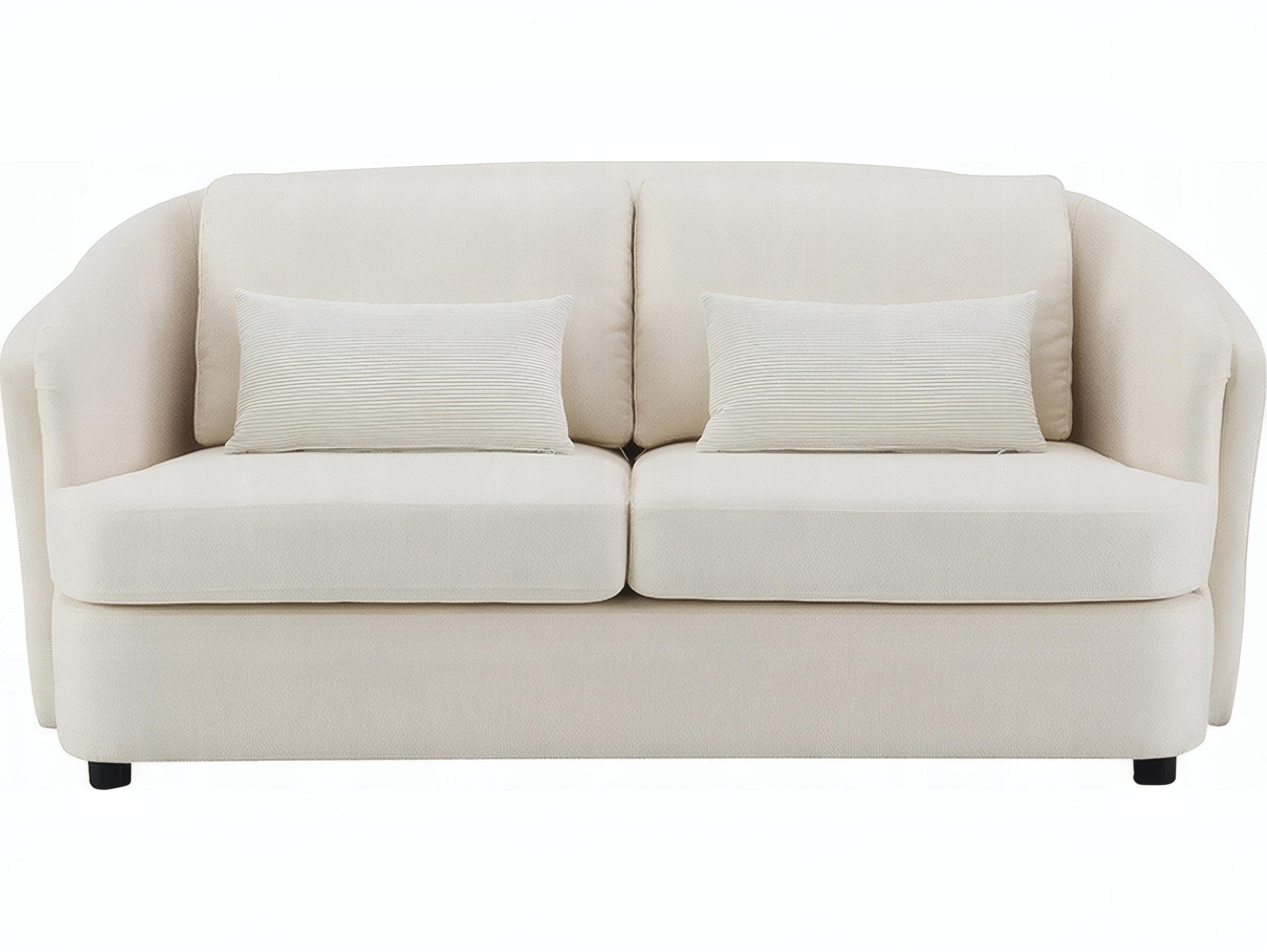 Acme Furniture Mariko Beige Linen Upholstered Loveseat