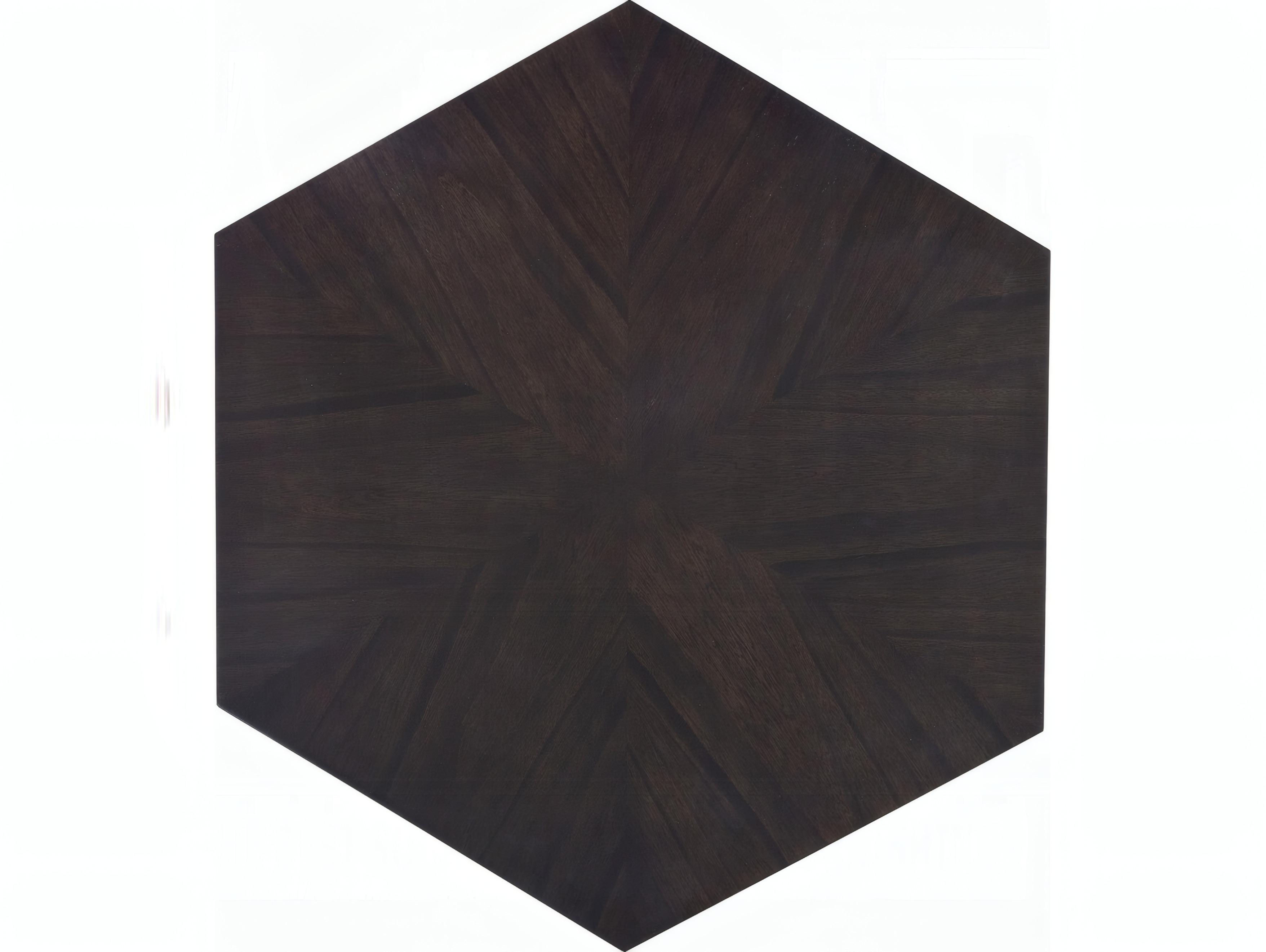 Acme Furniture Hanniel Hexagon Wood Black Coffee Table