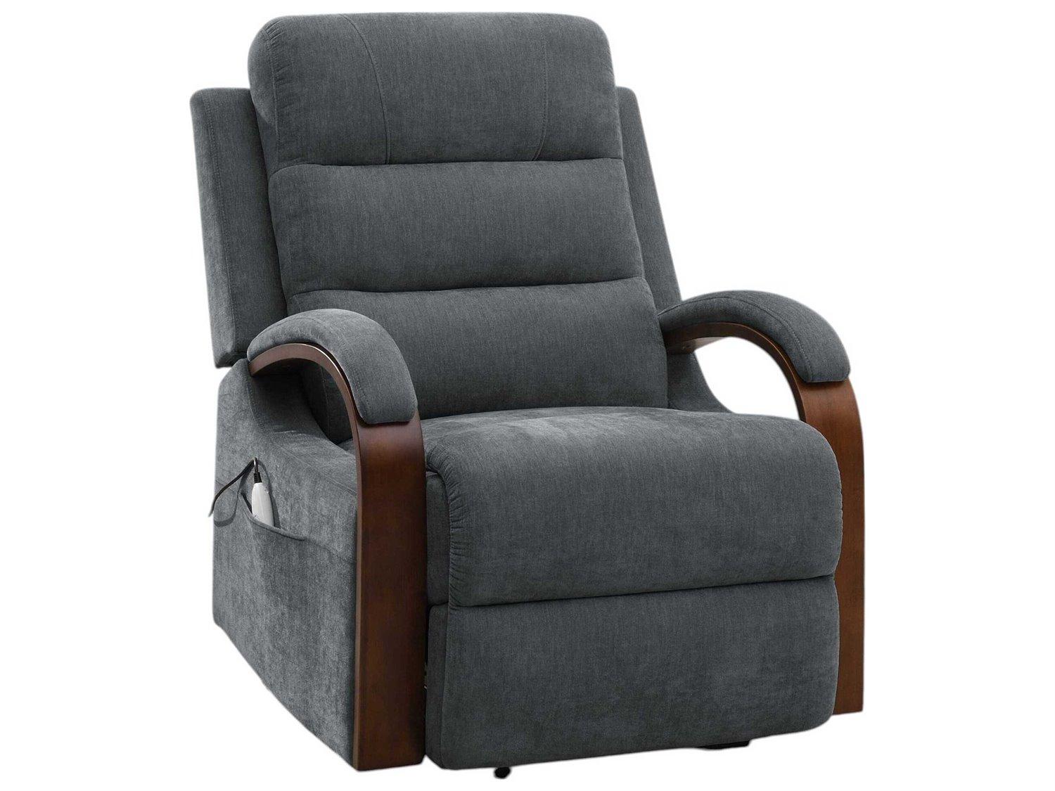 Acme Furniture Kayla Gray Chenille Upholstered Recliner