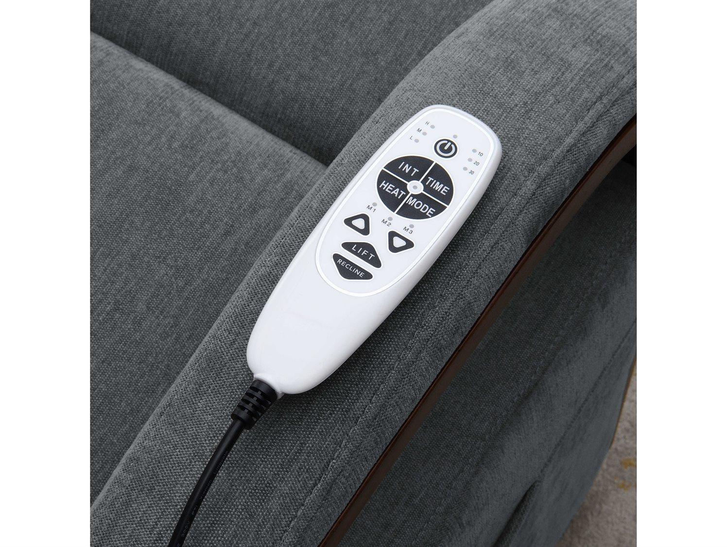 Acme Furniture Kayla Gray Chenille Upholstered Recliner