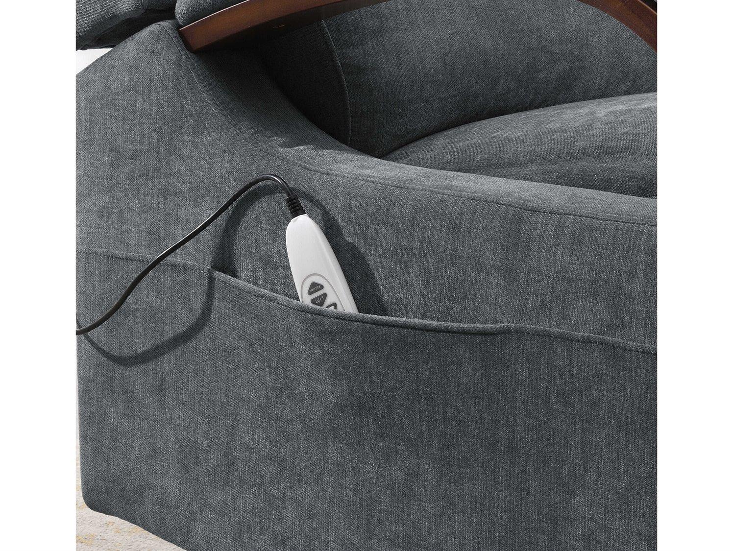 Acme Furniture Kayla Gray Chenille Upholstered Recliner