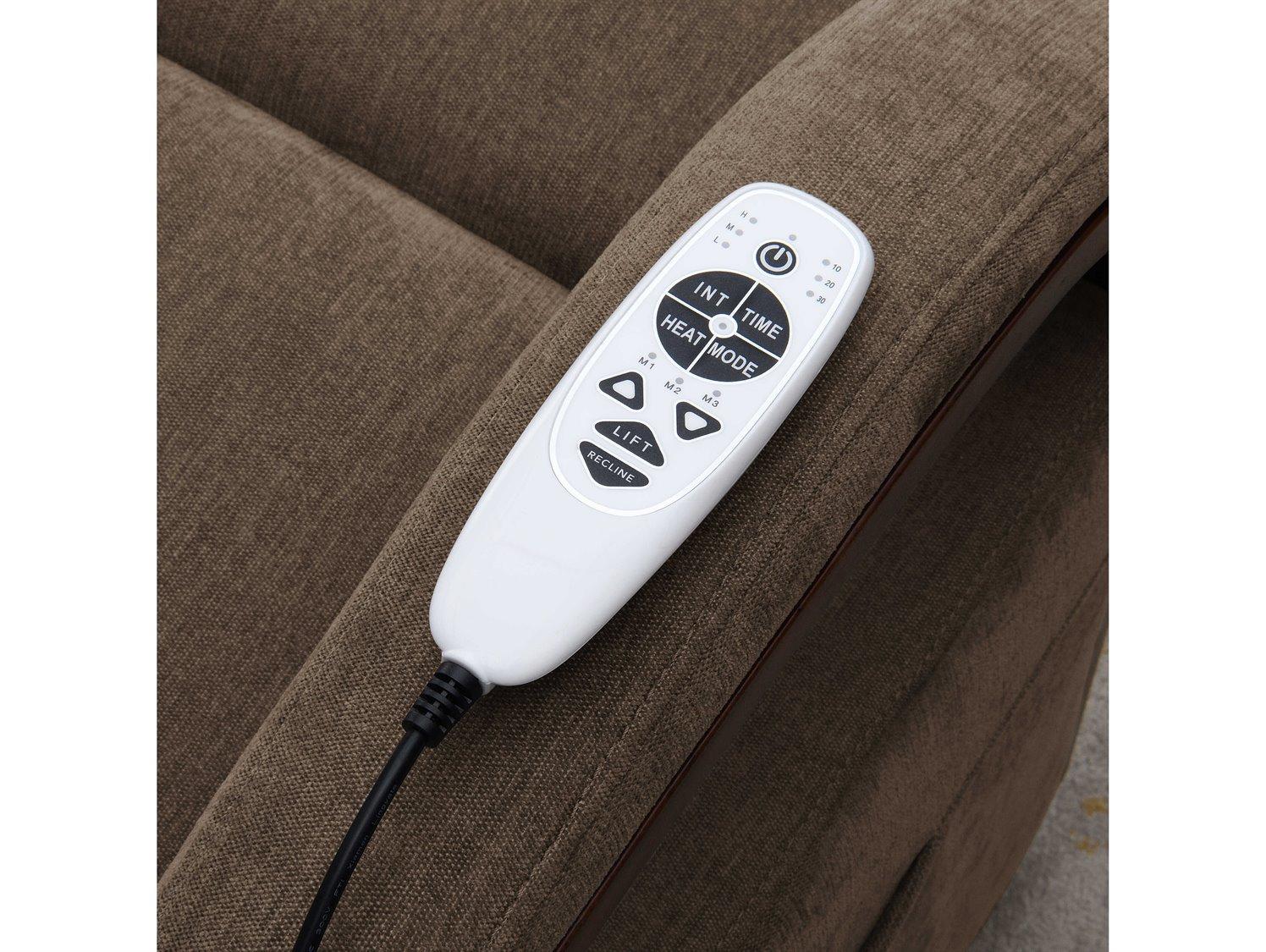 Acme Furniture Kayla Chocolate Chenille Brown Upholstered Recliner