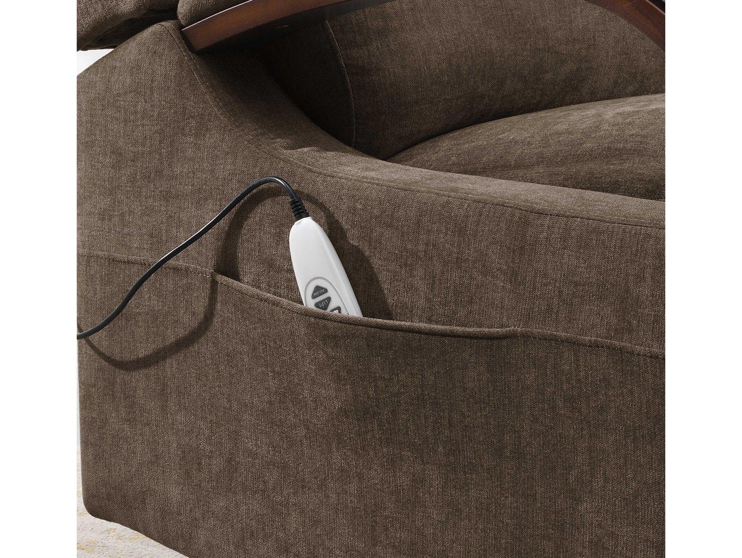 Acme Furniture Kayla Chocolate Chenille Brown Upholstered Recliner