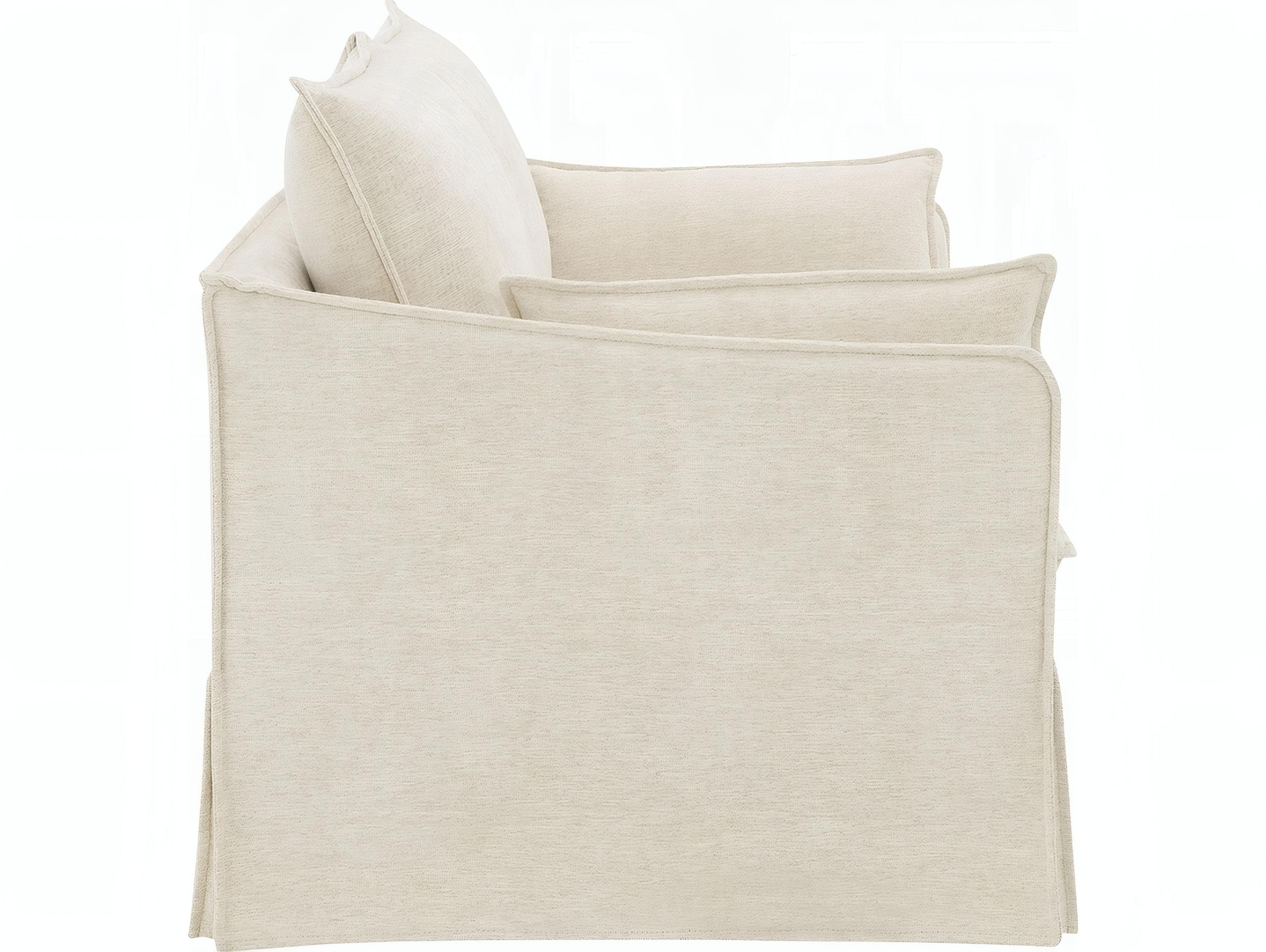 Acme Furniture Shane Beige Linen Upholstered Loveseat