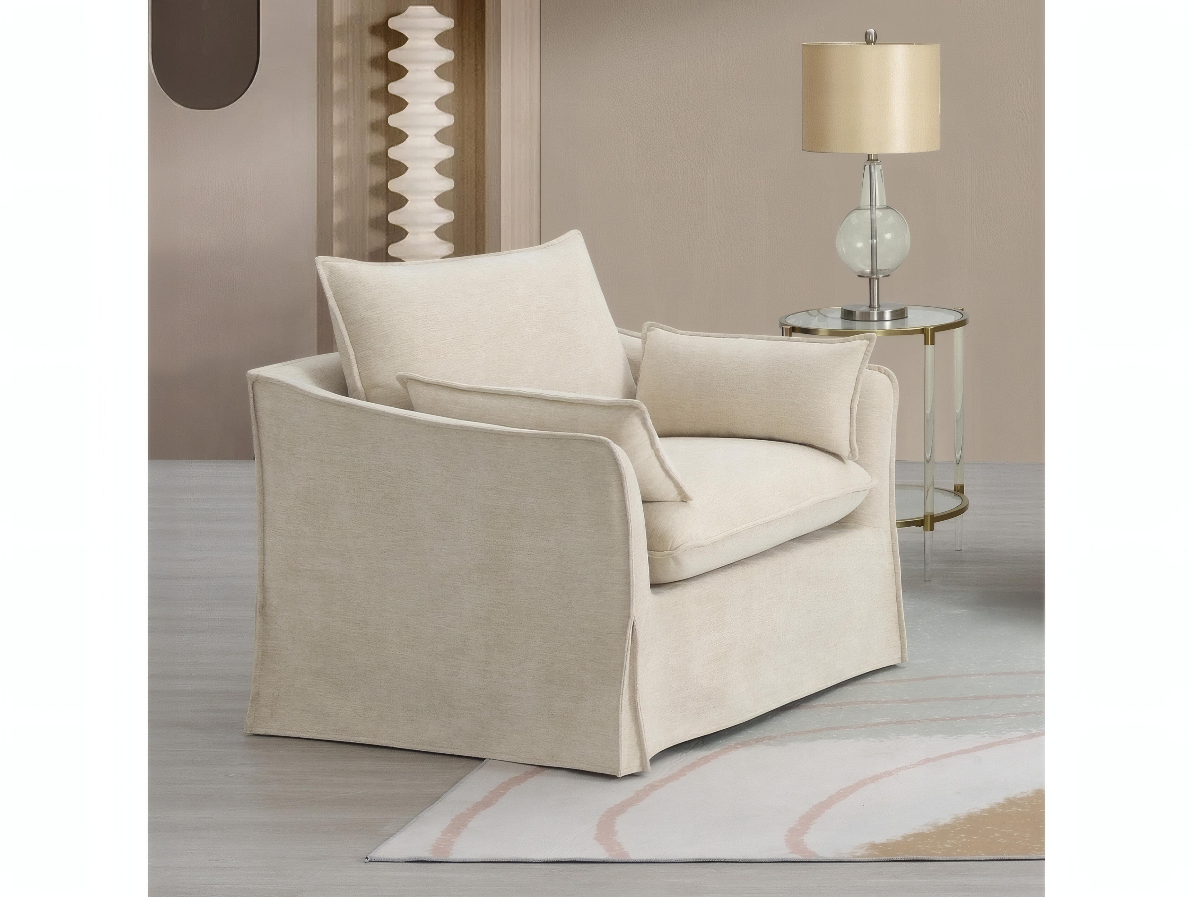 Acme Furniture Shane Beige Accent Chair