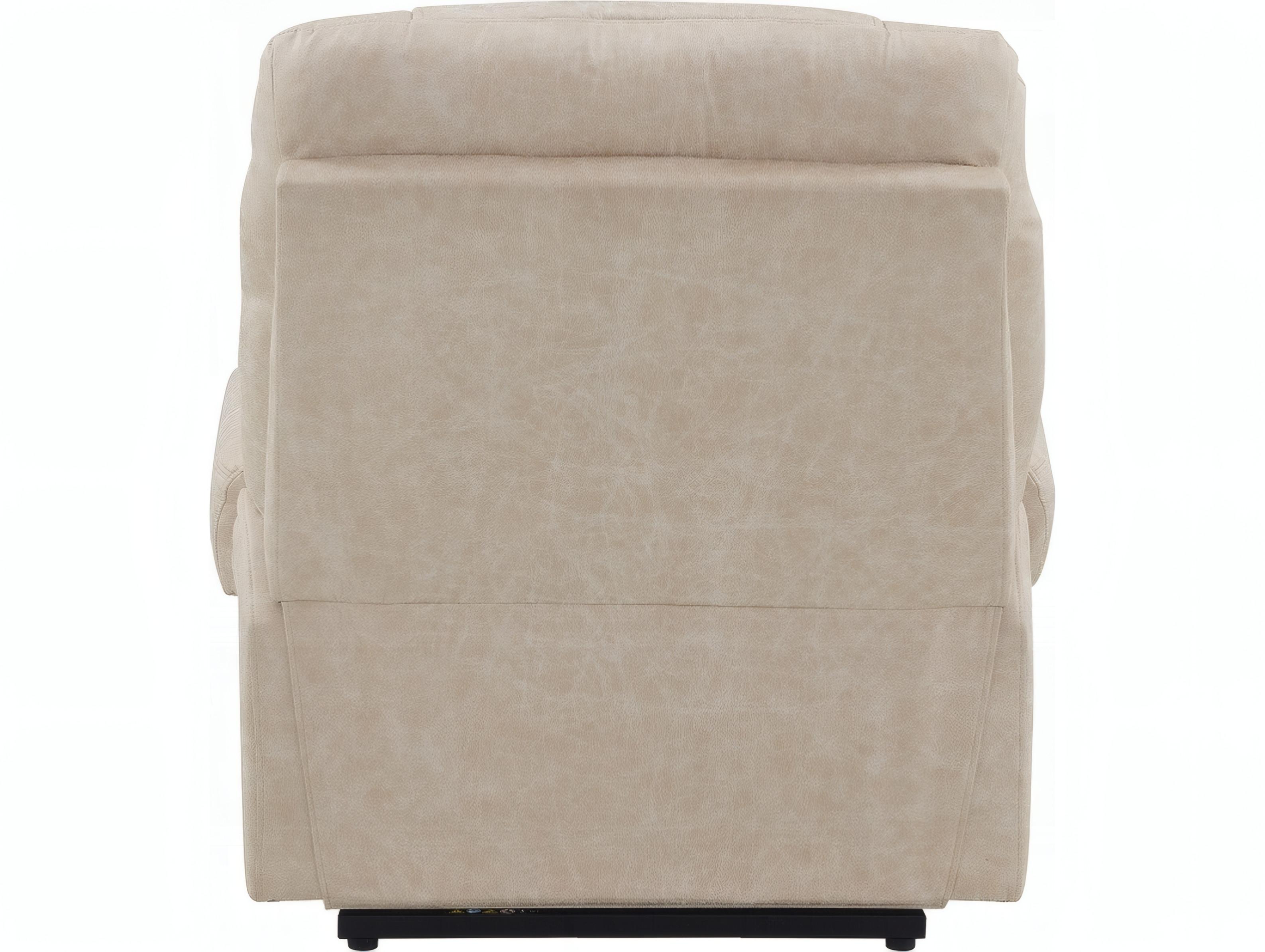 Acme Furniture Ivory Polished Microfiber Cream Upholstered Recliner