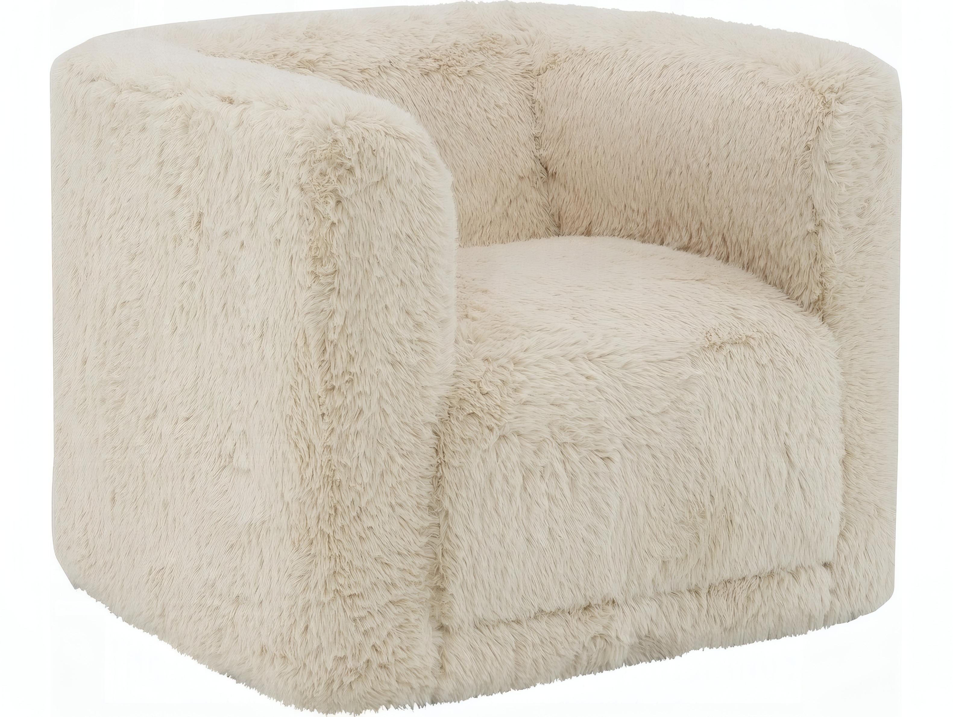Acme Furniture Upendo Swivel Beige Accent Chair