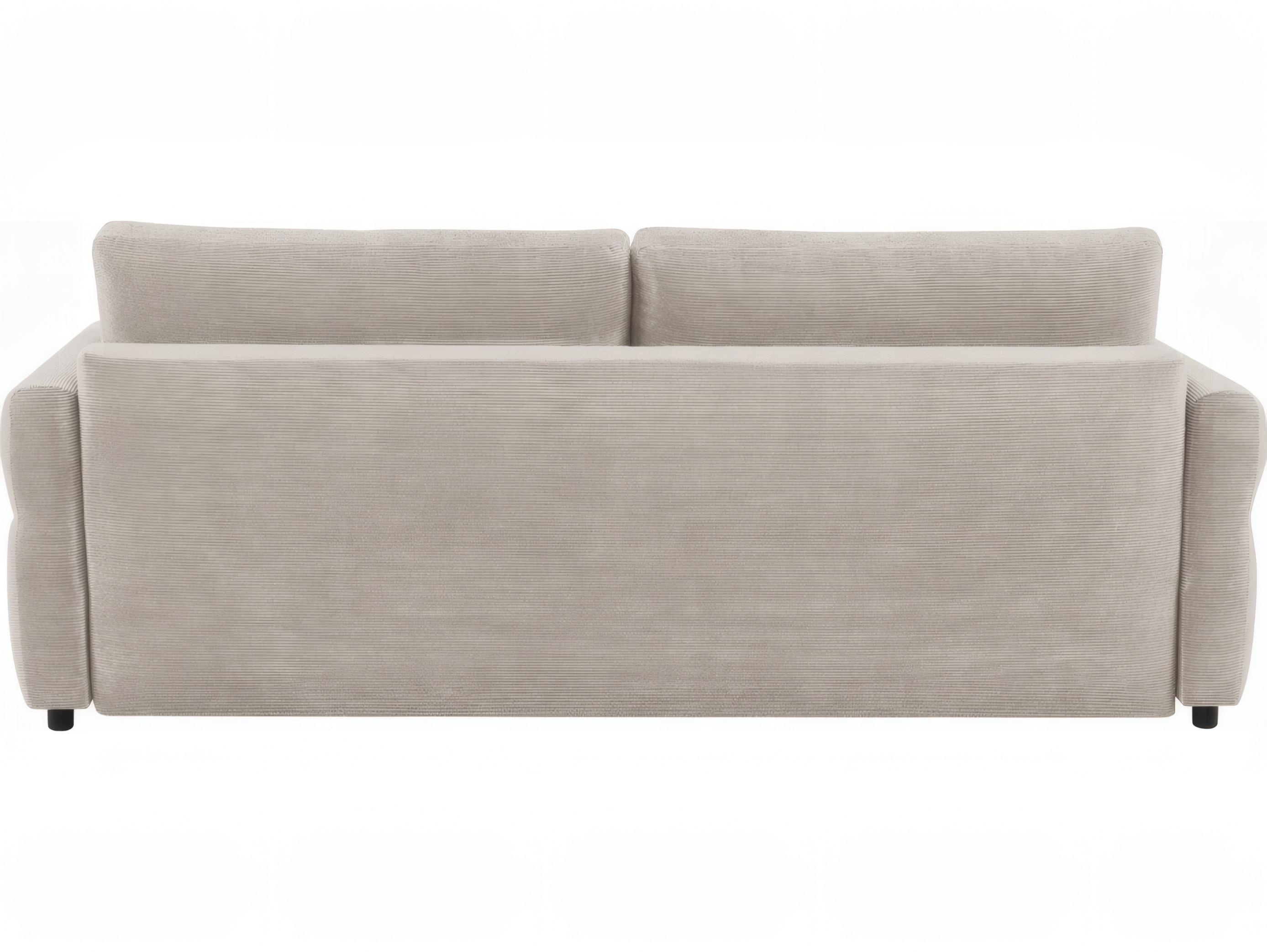 Acme Furniture Haran Beige Fabric Upholstered Sofa Bed