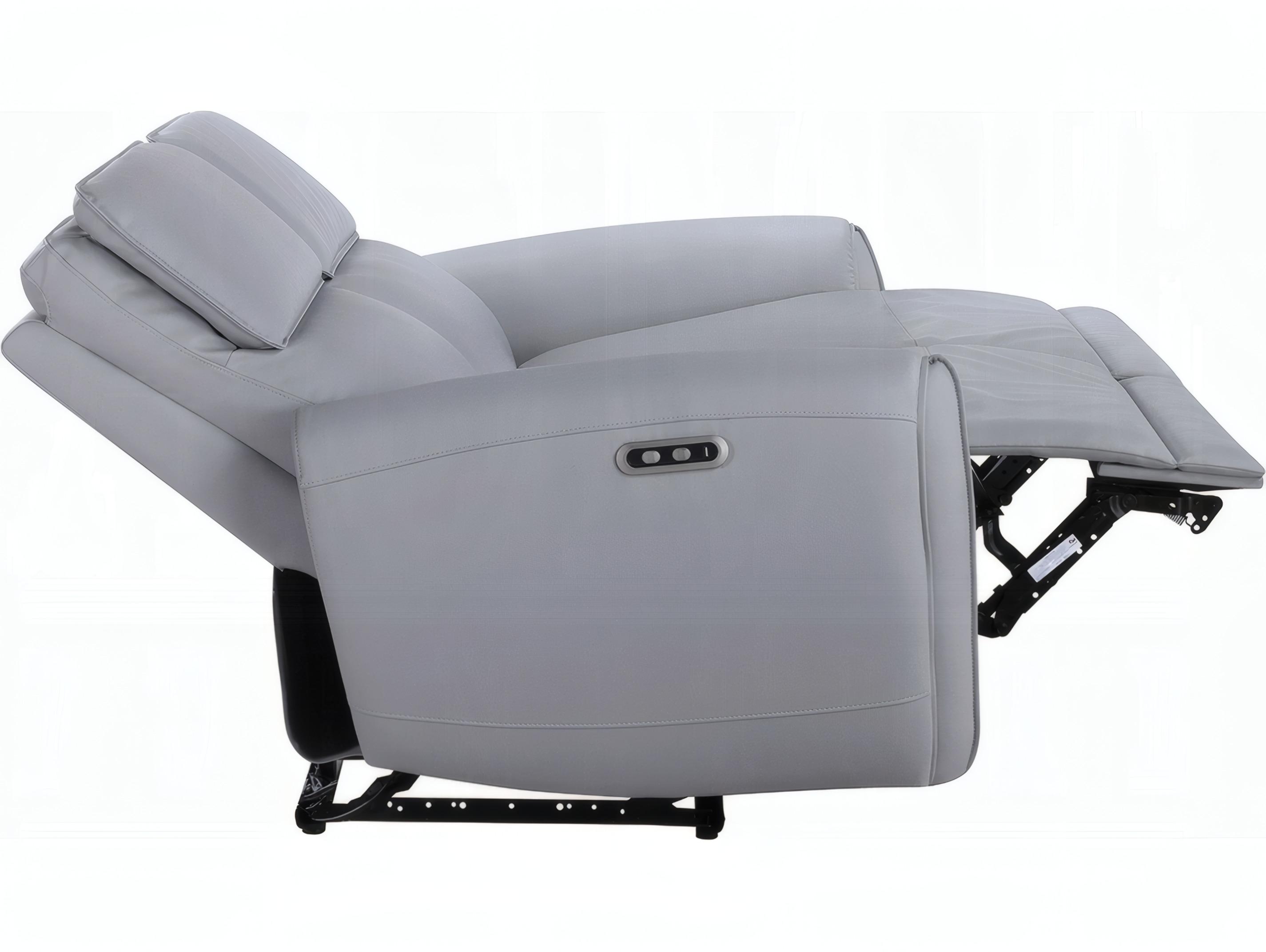 Acme Furniture Jeromie Gray Synthetic Leather Faux Sofa