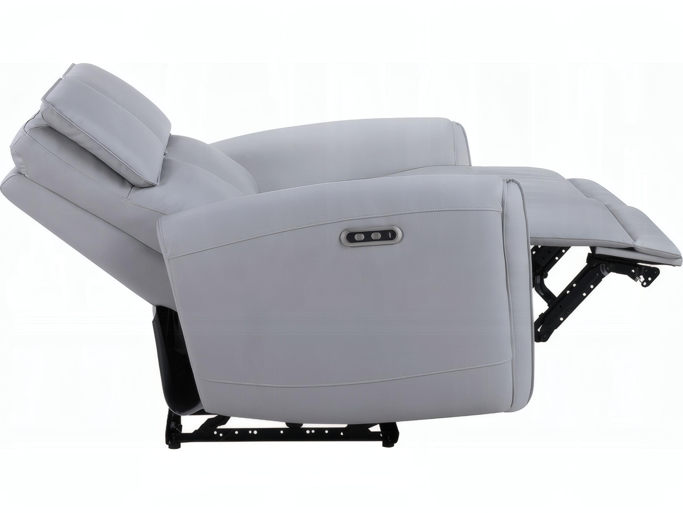 Acme Furniture Jeromie Gray Synthetic Leather Faux Loveseat