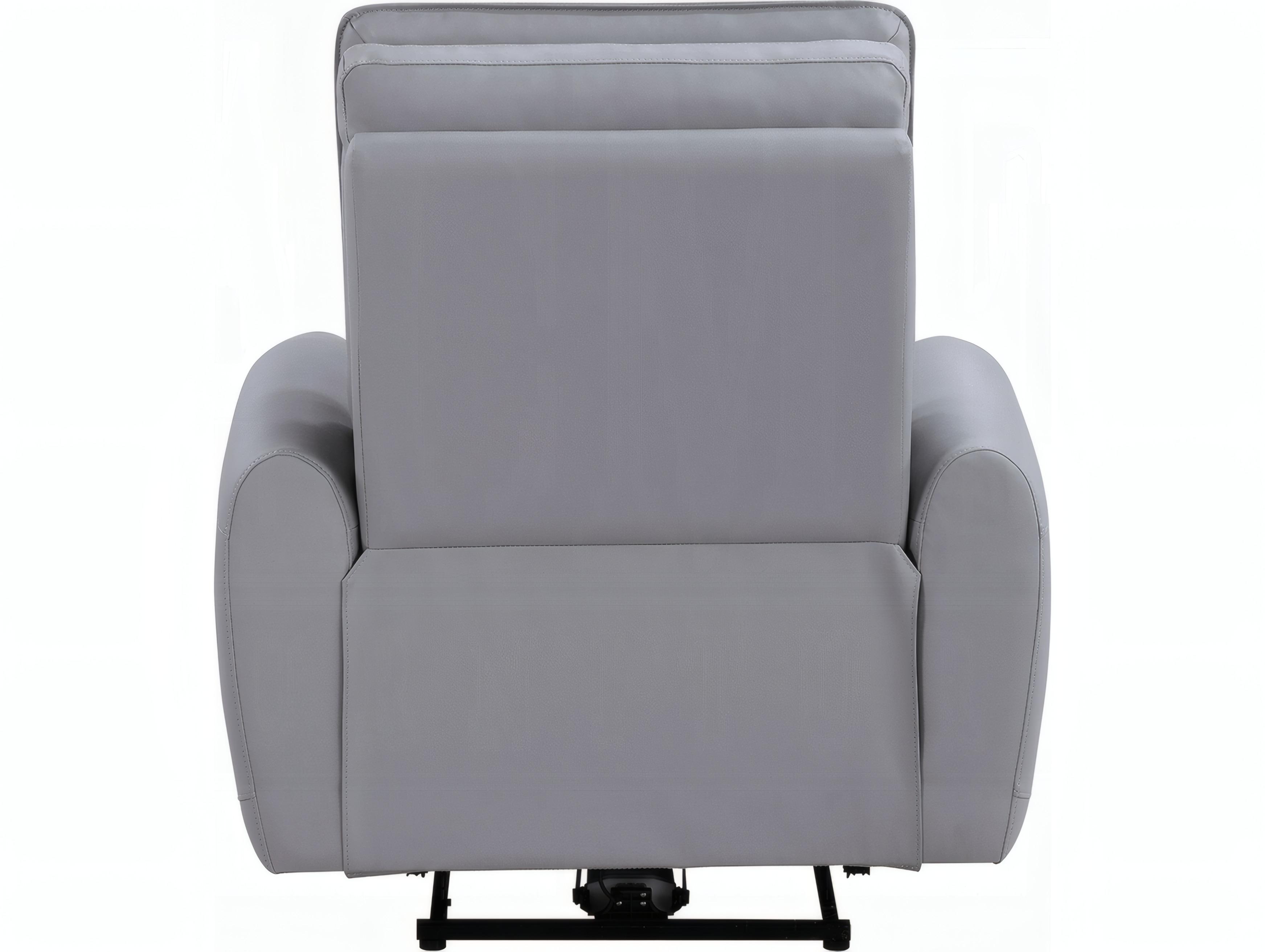 Acme Furniture Jeromie Gray Synthetic Leather Faux Recliner