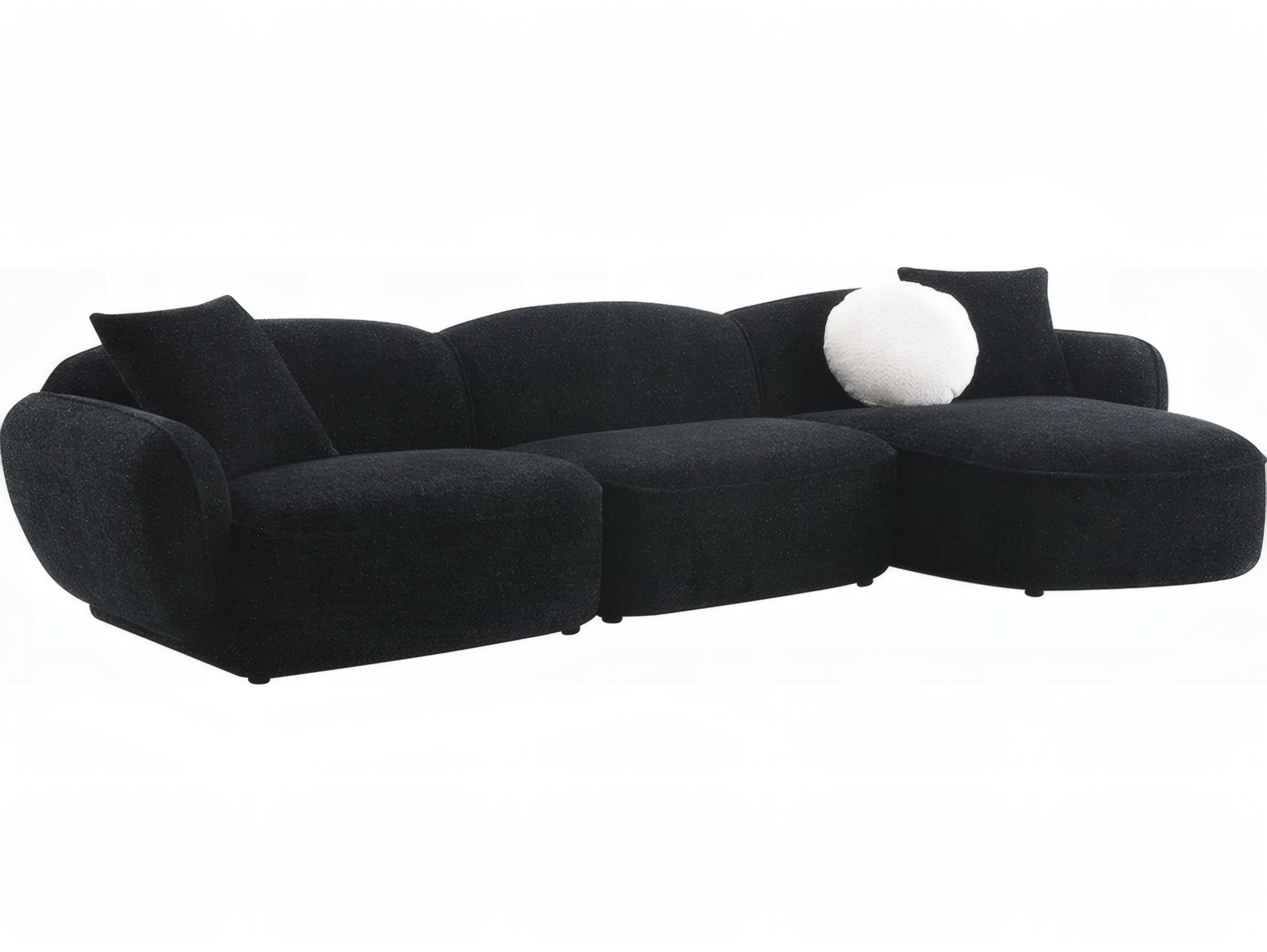 Acme Furniture Lucifer Upholstered Sectional Sofa