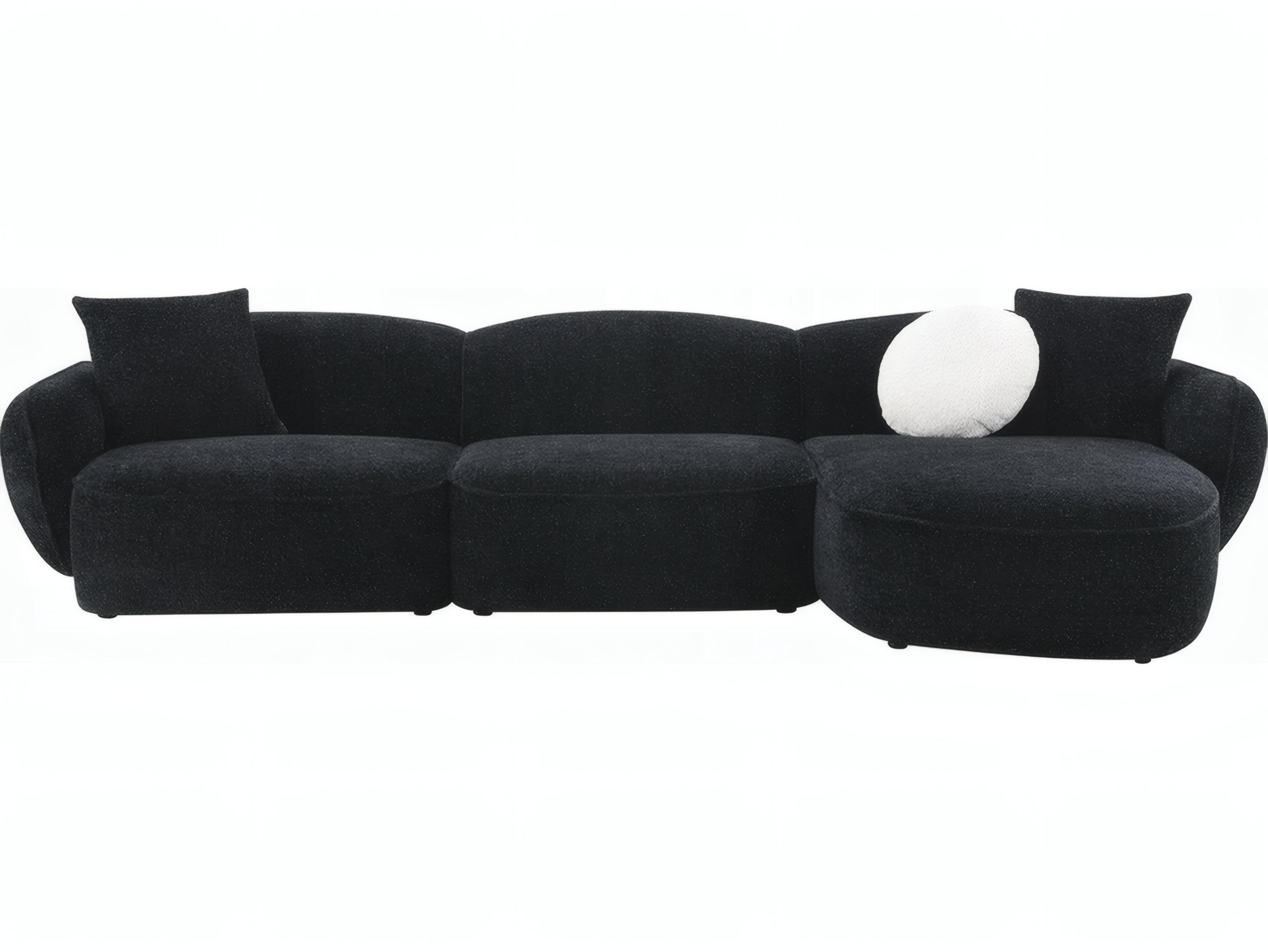 Acme Furniture Lucifer Upholstered Sectional Sofa