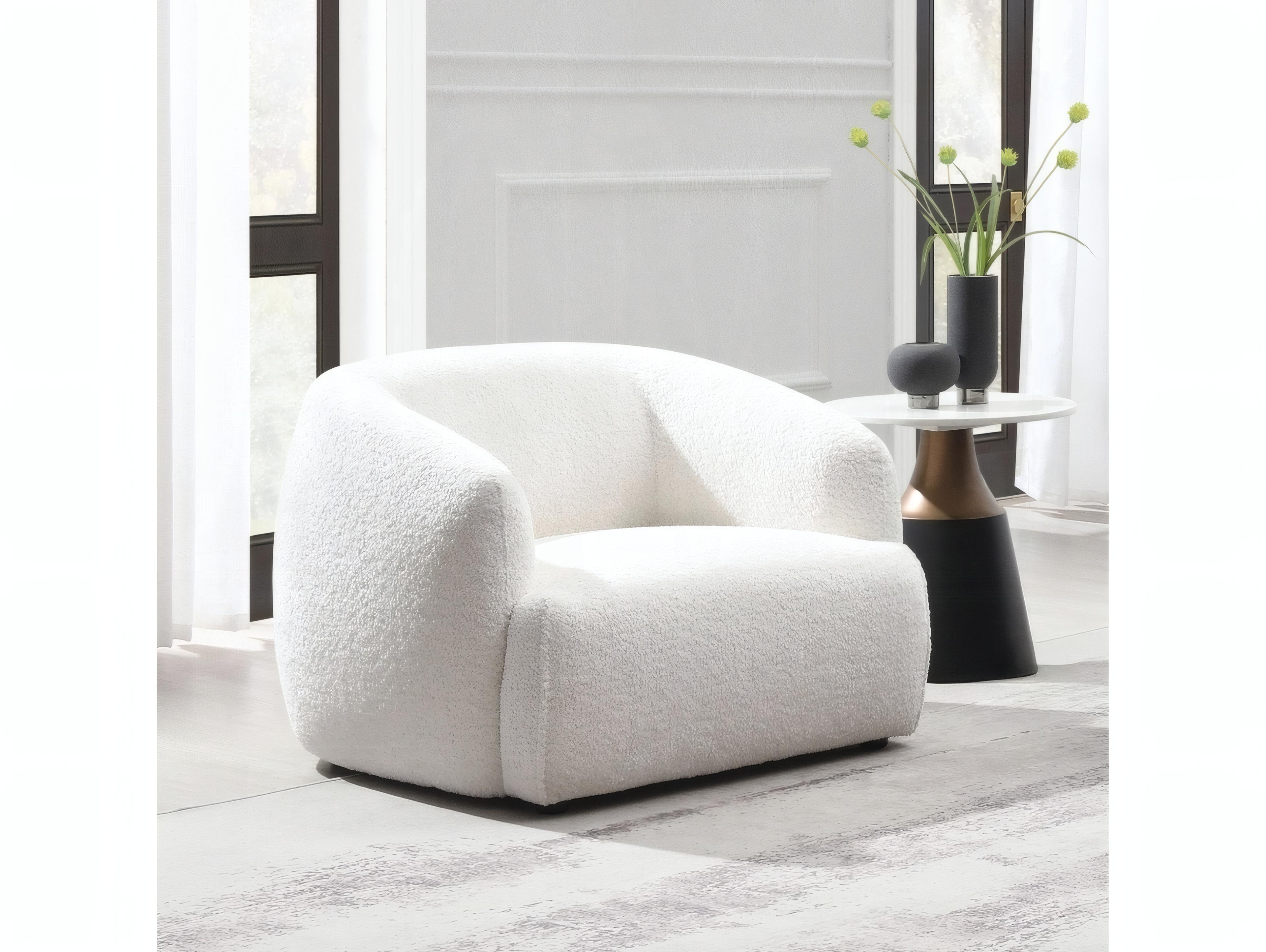 Acme Furniture Lucifer White Accent Chair