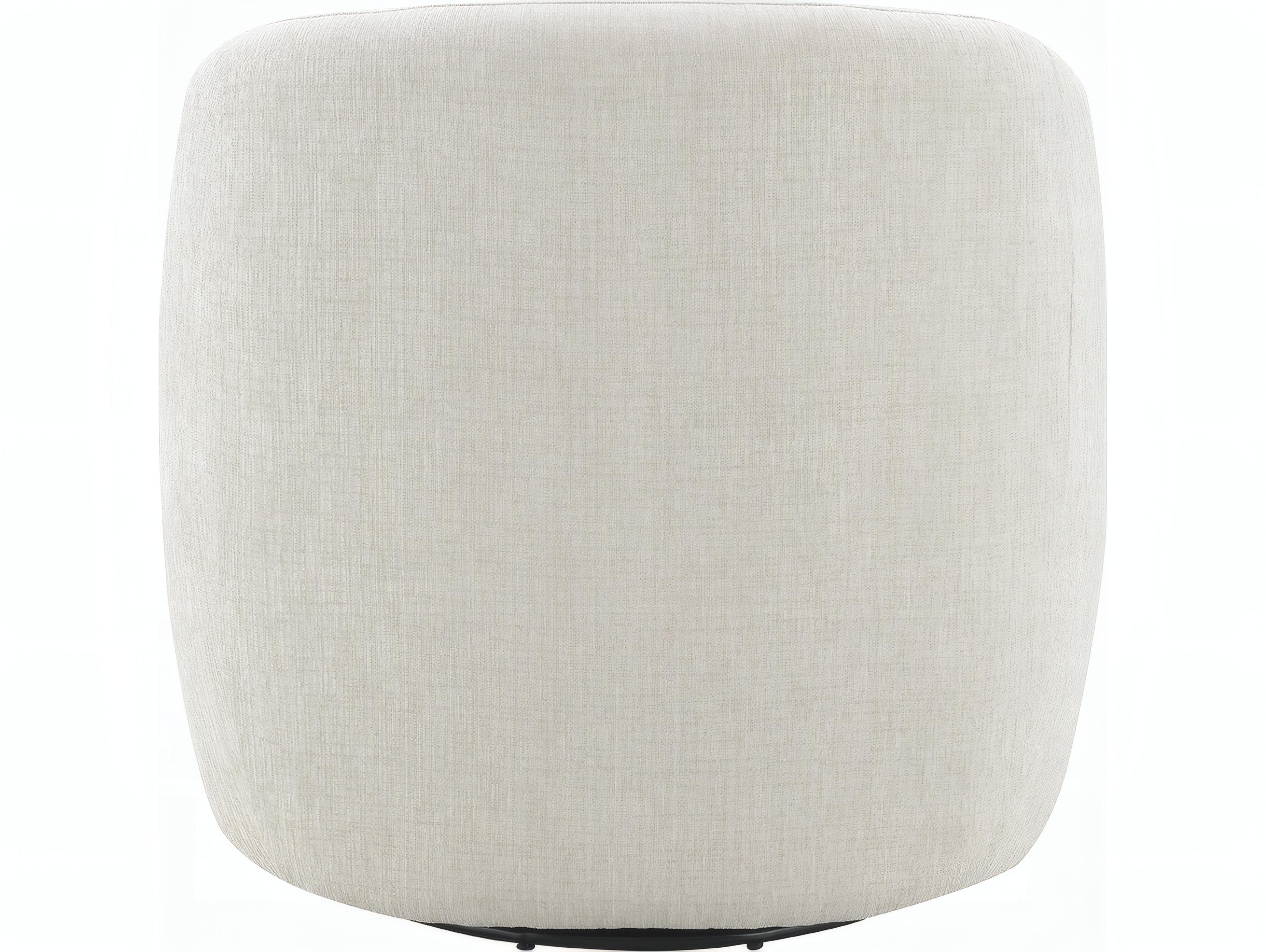 Acme Furniture Etienne Swivel Beige Accent Chair