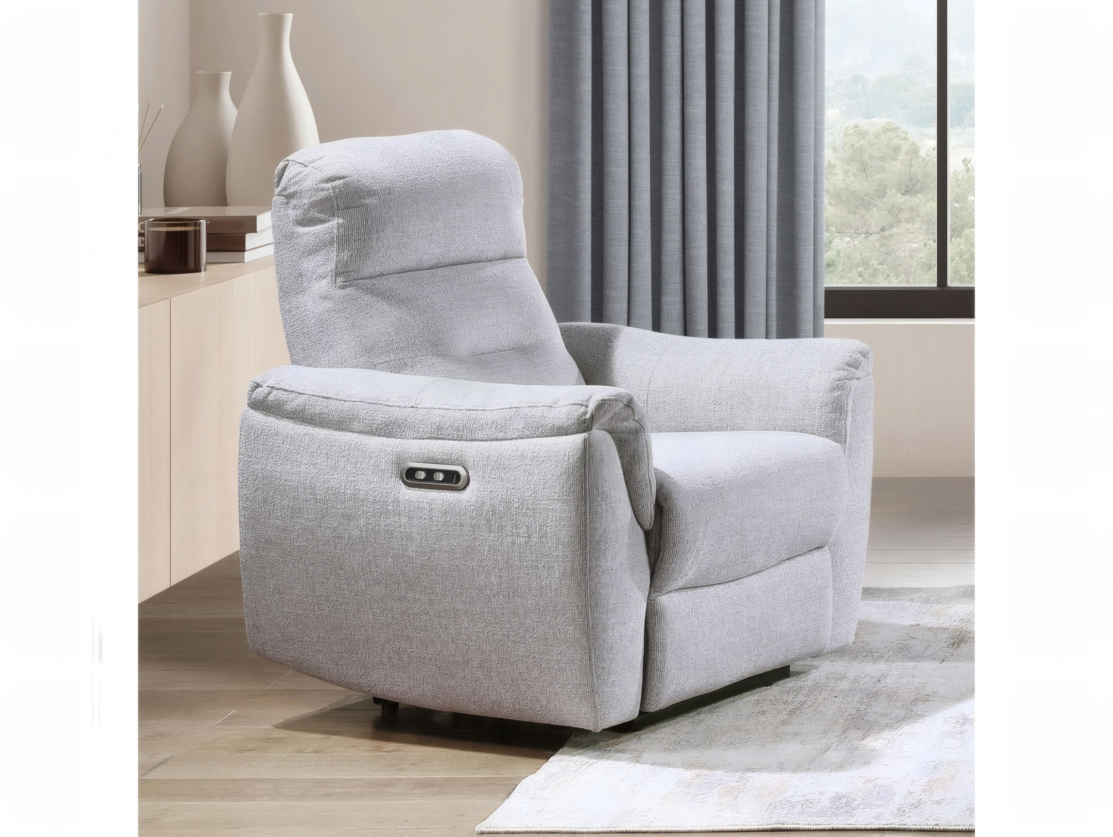 Acme Furniture Eastre Beige Chenille Upholstered Recliner