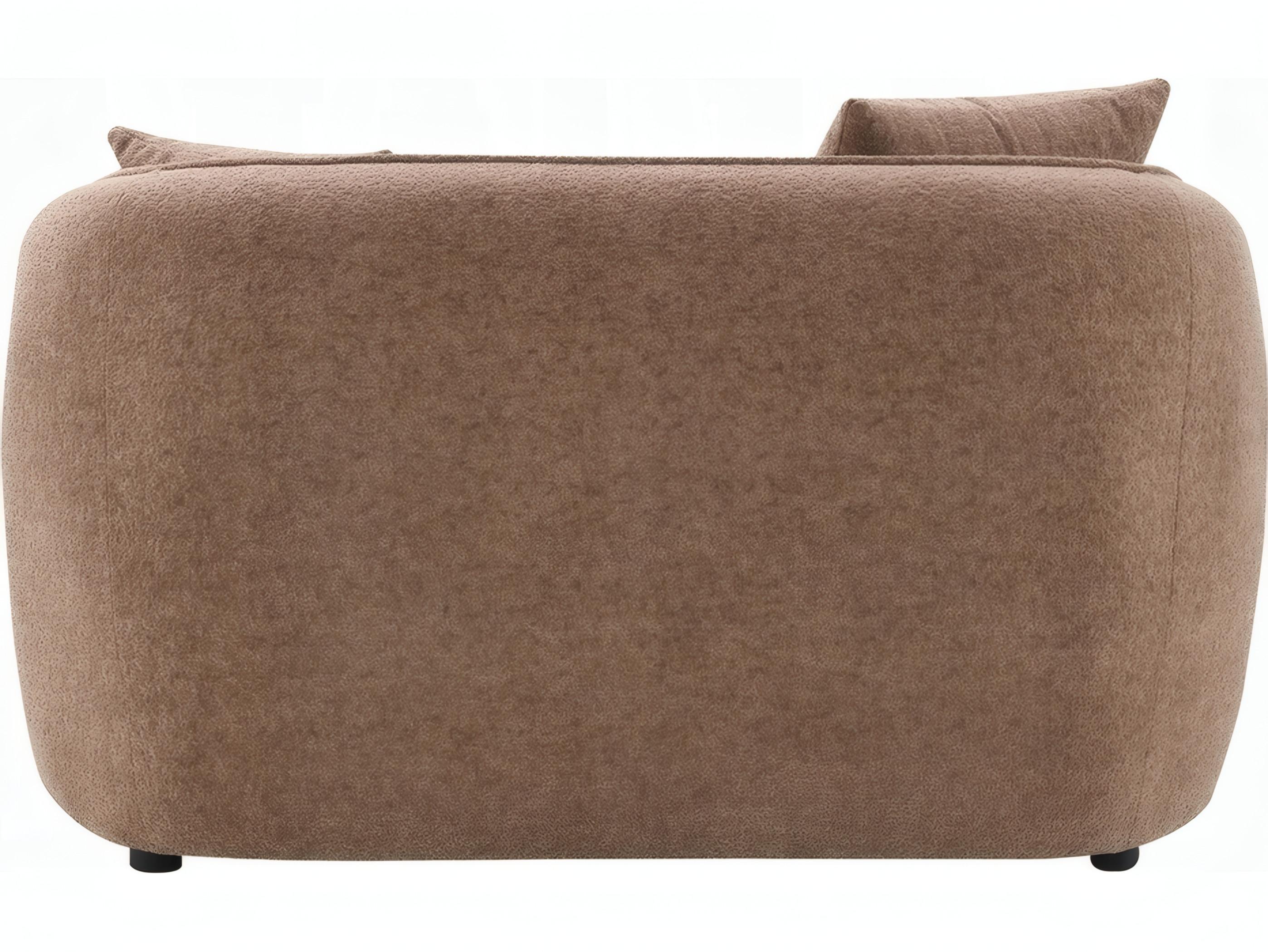 Acme Furniture Keith Brown Chenille Upholstered Loveseat