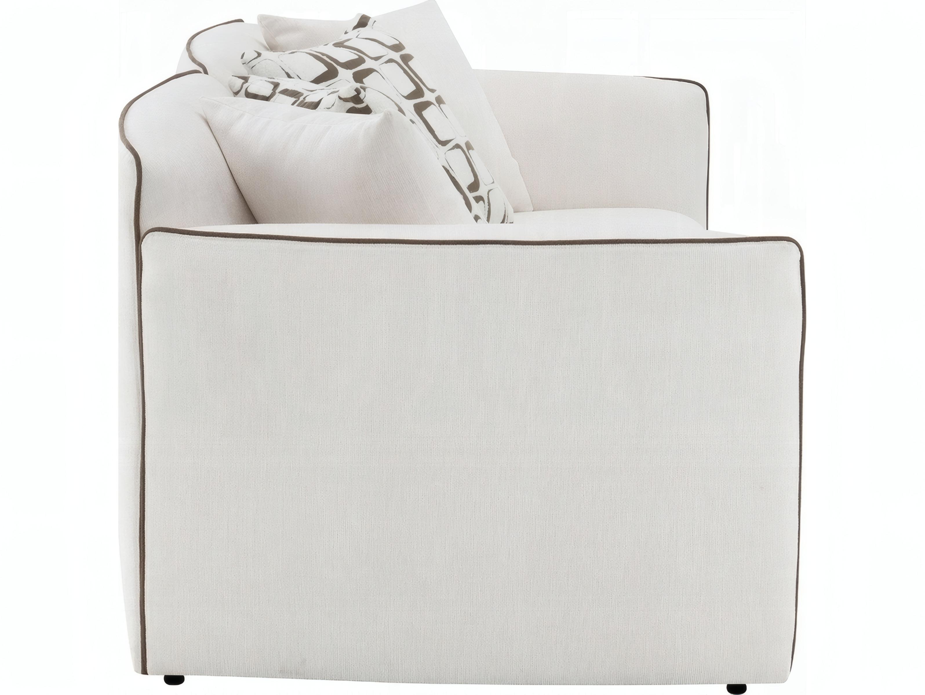 Acme Furniture Yolanda Beige Chenille Upholstered Loveseat