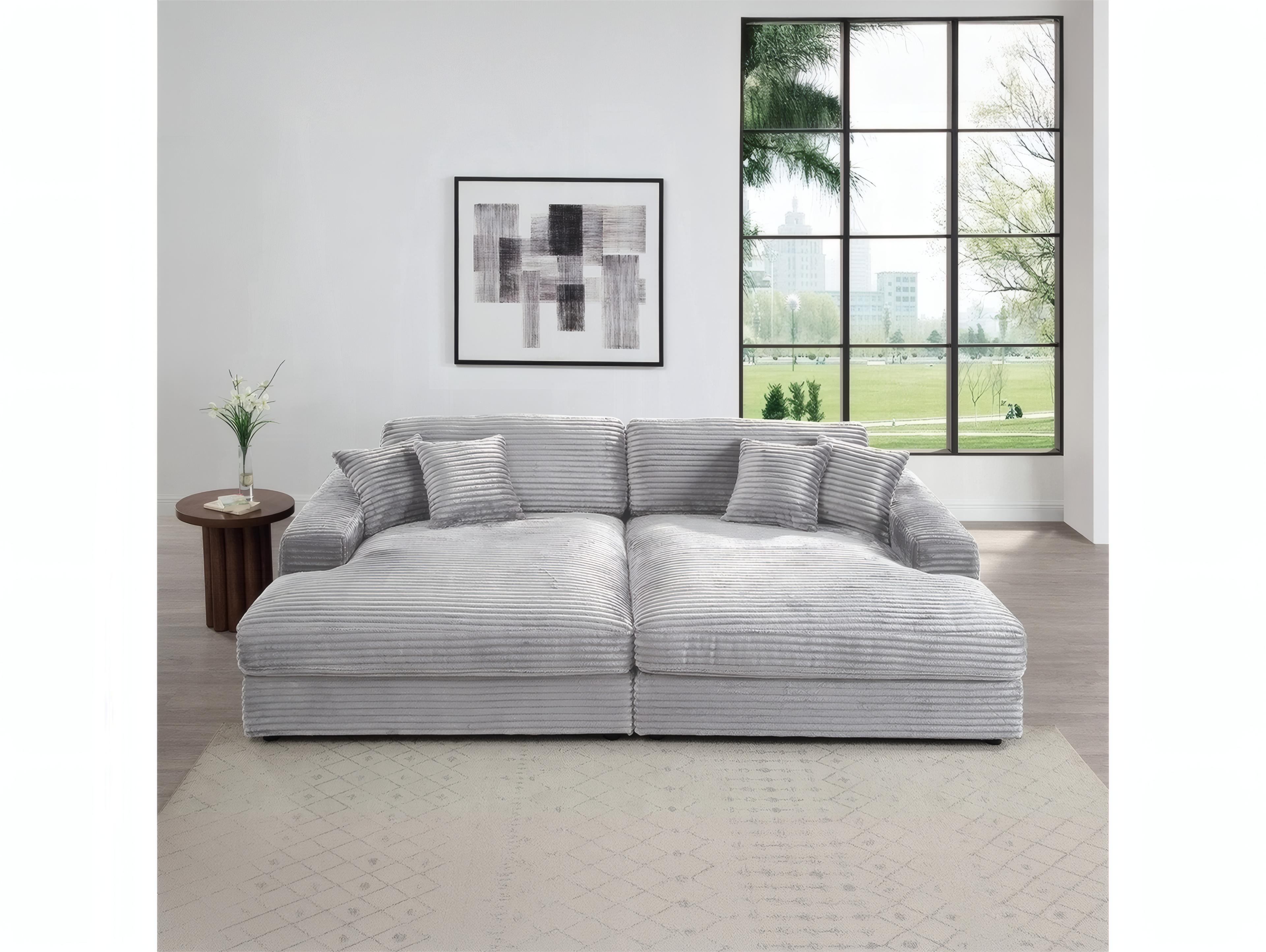 Acme Furniture Hilde Upholstered Sectional Sofa