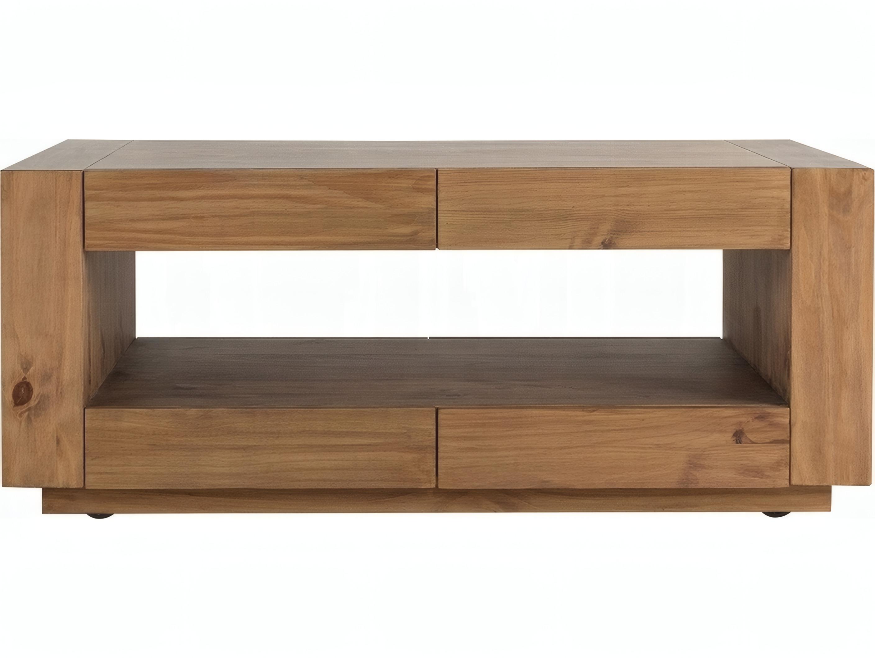 Acme Furniture Harlan Rectangular Wood Oak Coffee Table