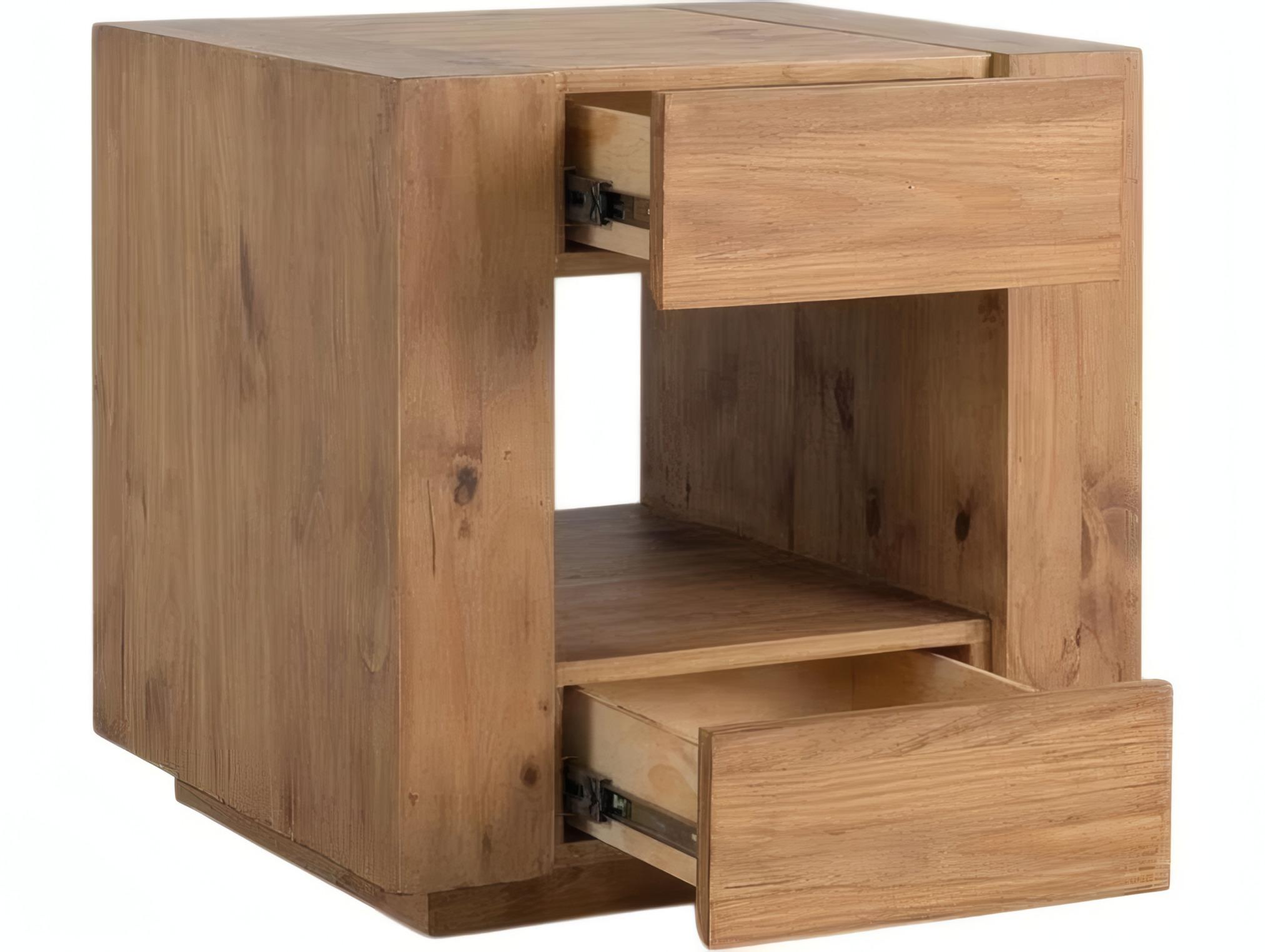 Acme Furniture Harlan Rectangular Wood Oak End Table