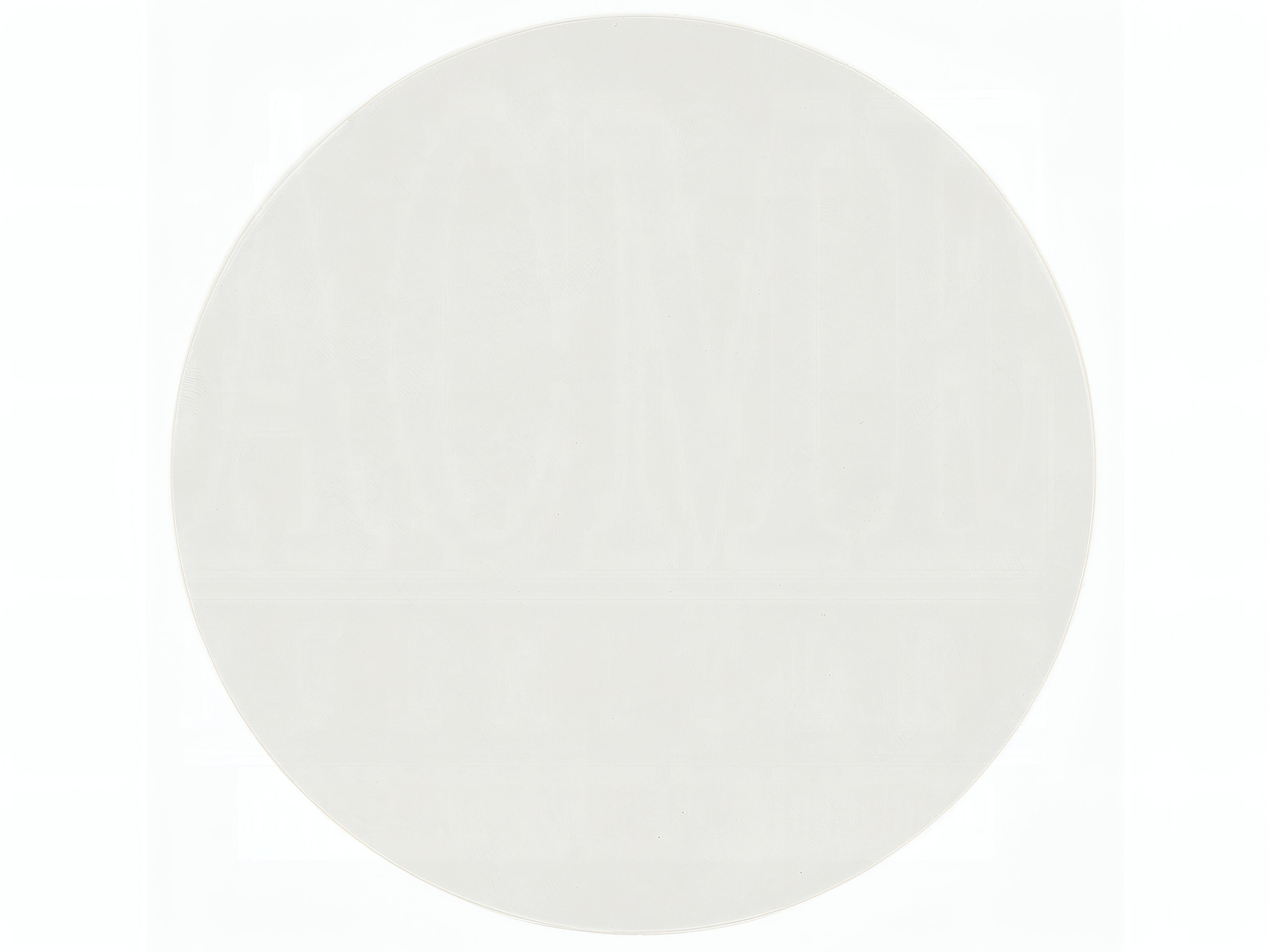 Acme Furniture Demilune Cement Natural White Coffee Table