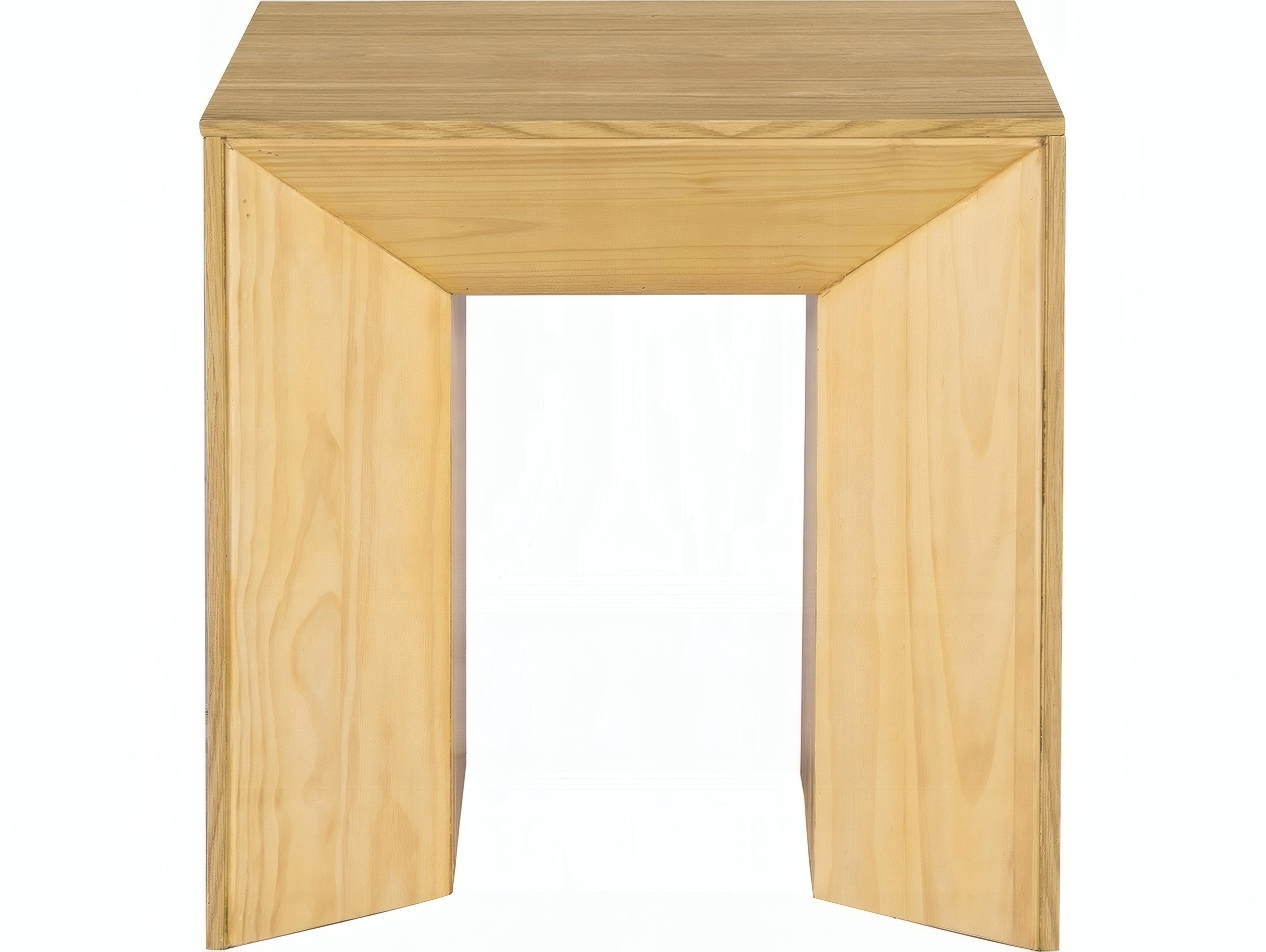 Acme Furniture Harold Square Wood Natural Oak End Table