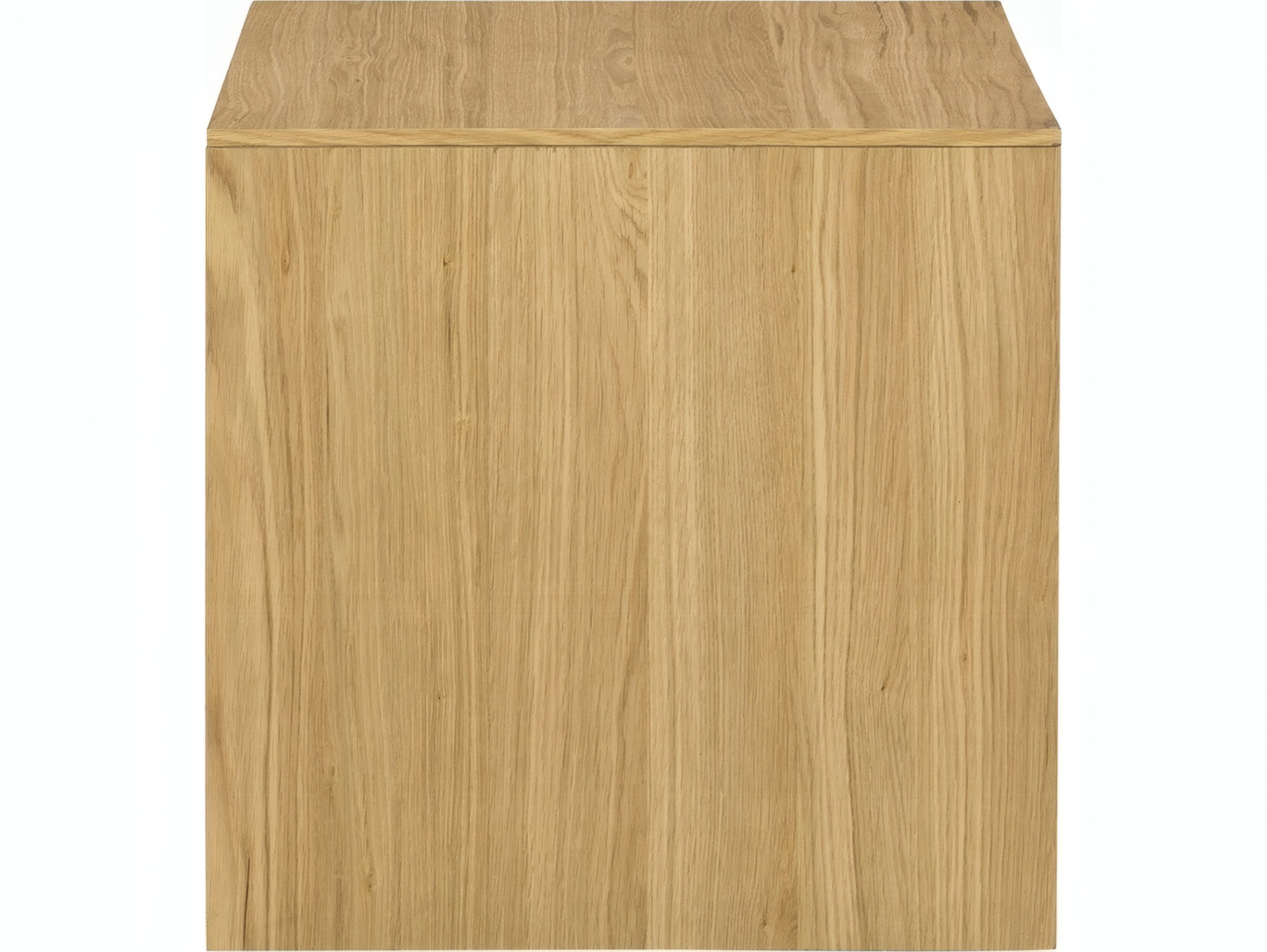 Acme Furniture Harold Square Wood Natural Oak End Table