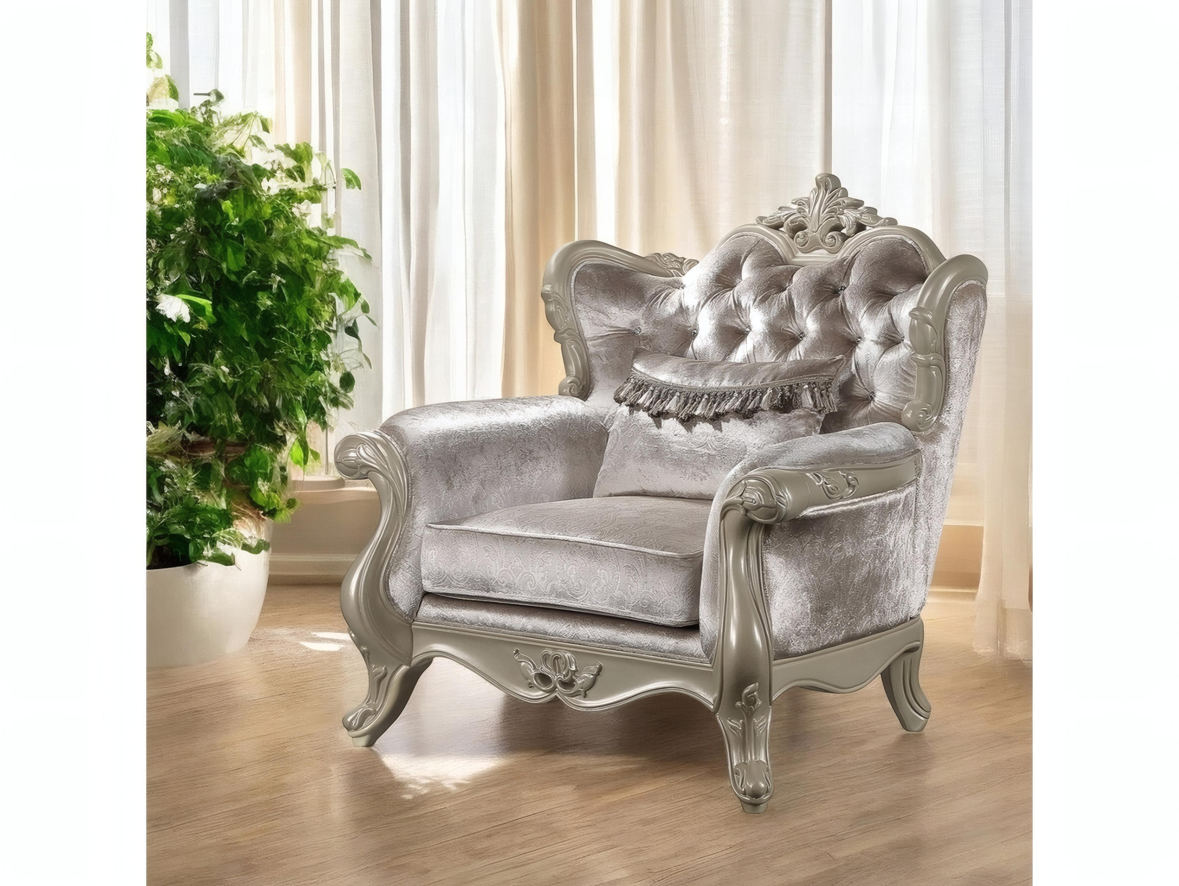 Acme Furniture Libertee Champagne Accent Chair