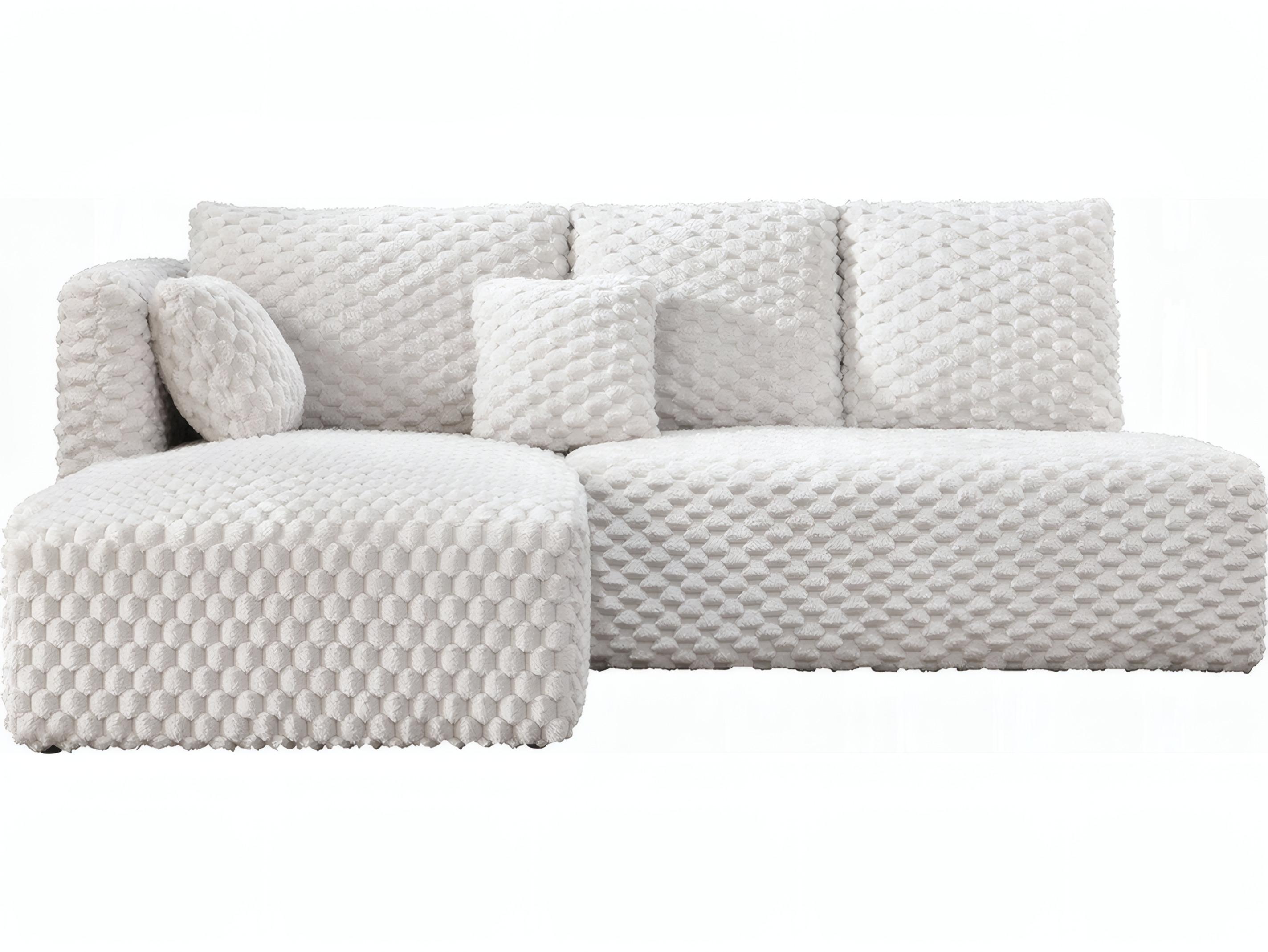 Acme Furniture Manya Upholstered Sectional Sofa