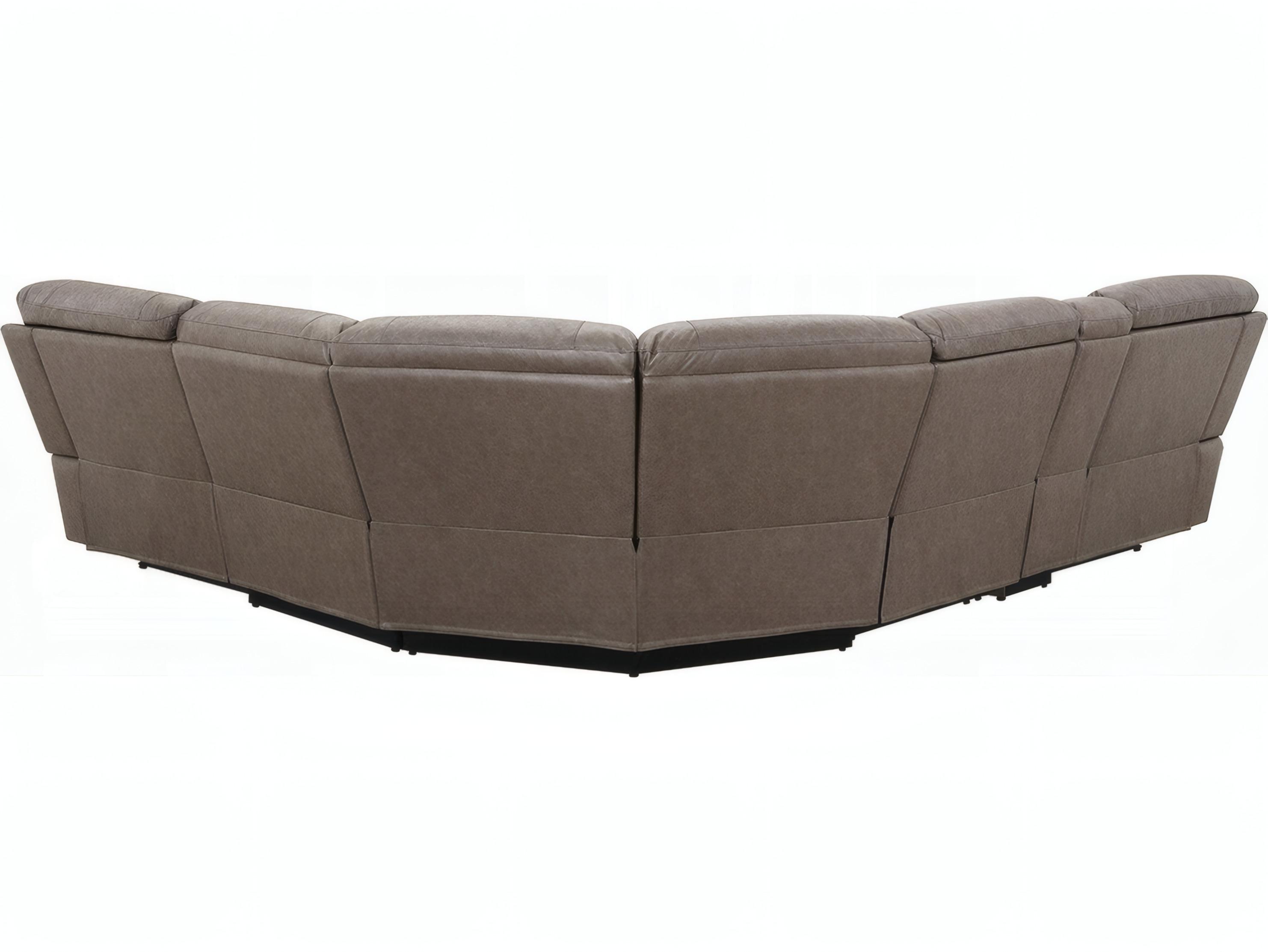 Acme Furniture Kantu Faux Leather Sectional Sofa